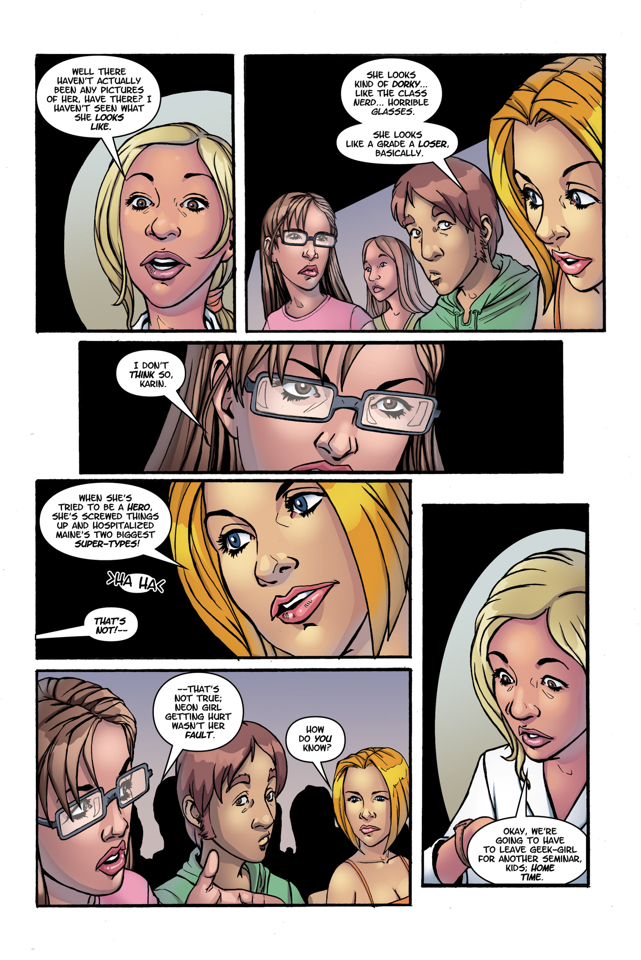 Read online Geek-Girl comic -  Issue #4 - 6