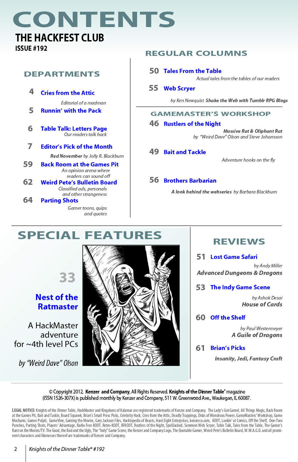 Read online Knights of the Dinner Table comic -  Issue #192 - 4
