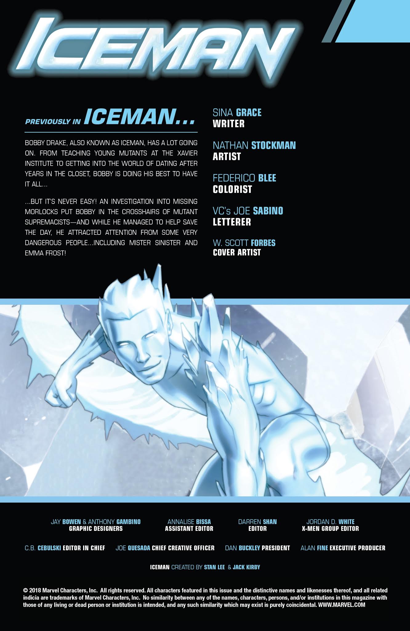 Read online Iceman (2018) comic -  Issue #2 - 2