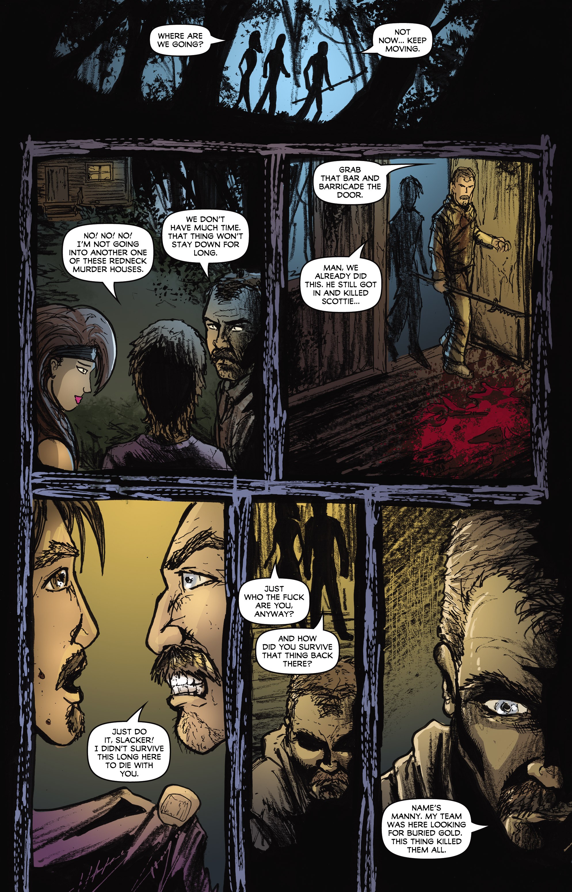 Read online Adam Green's Hatchet comic -  Issue #3 - 16
