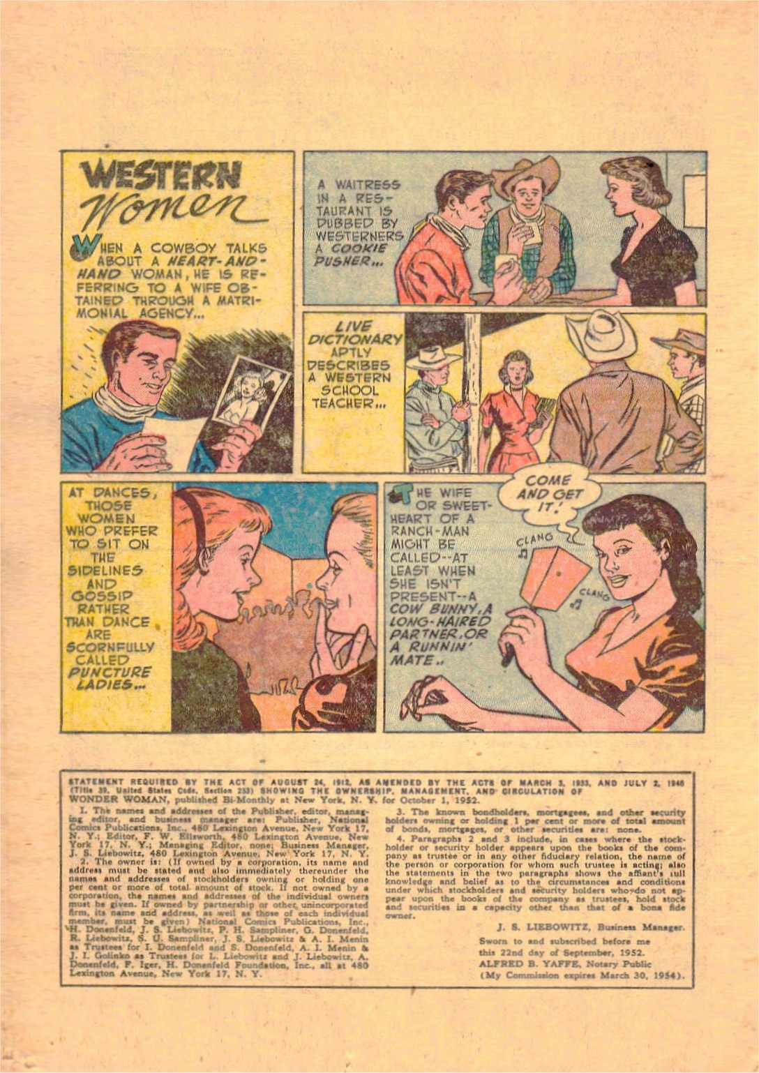 Read online Wonder Woman (1942) comic -  Issue #58 - 27