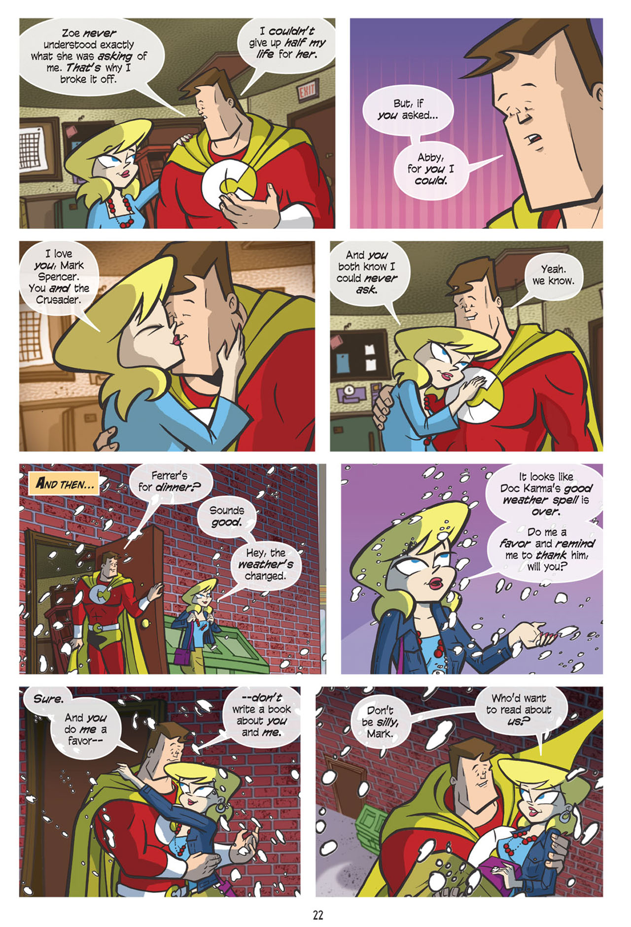 Read online Love and Capes comic -  Issue #6 - 24