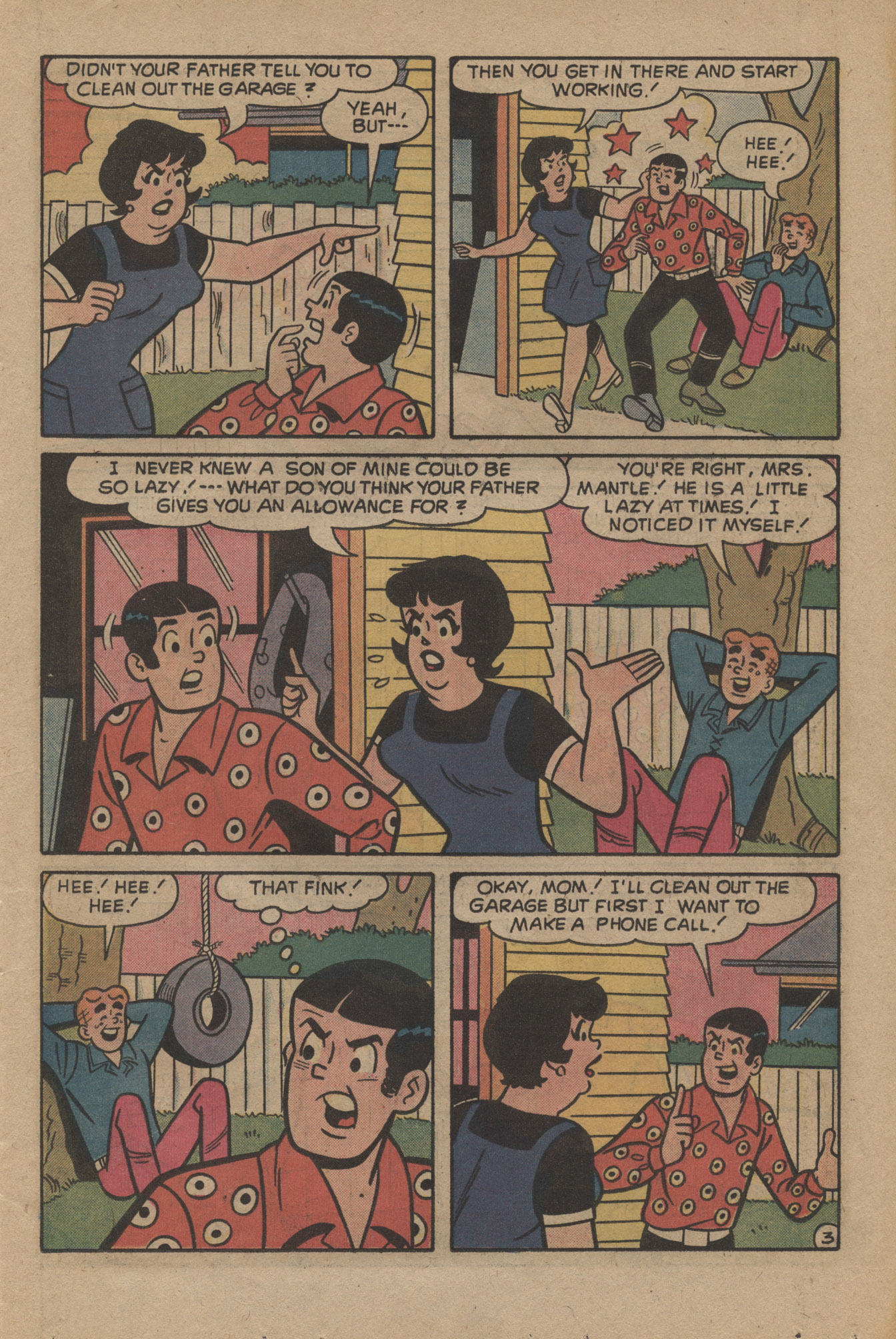 Read online Reggie and Me (1966) comic -  Issue #72 - 15