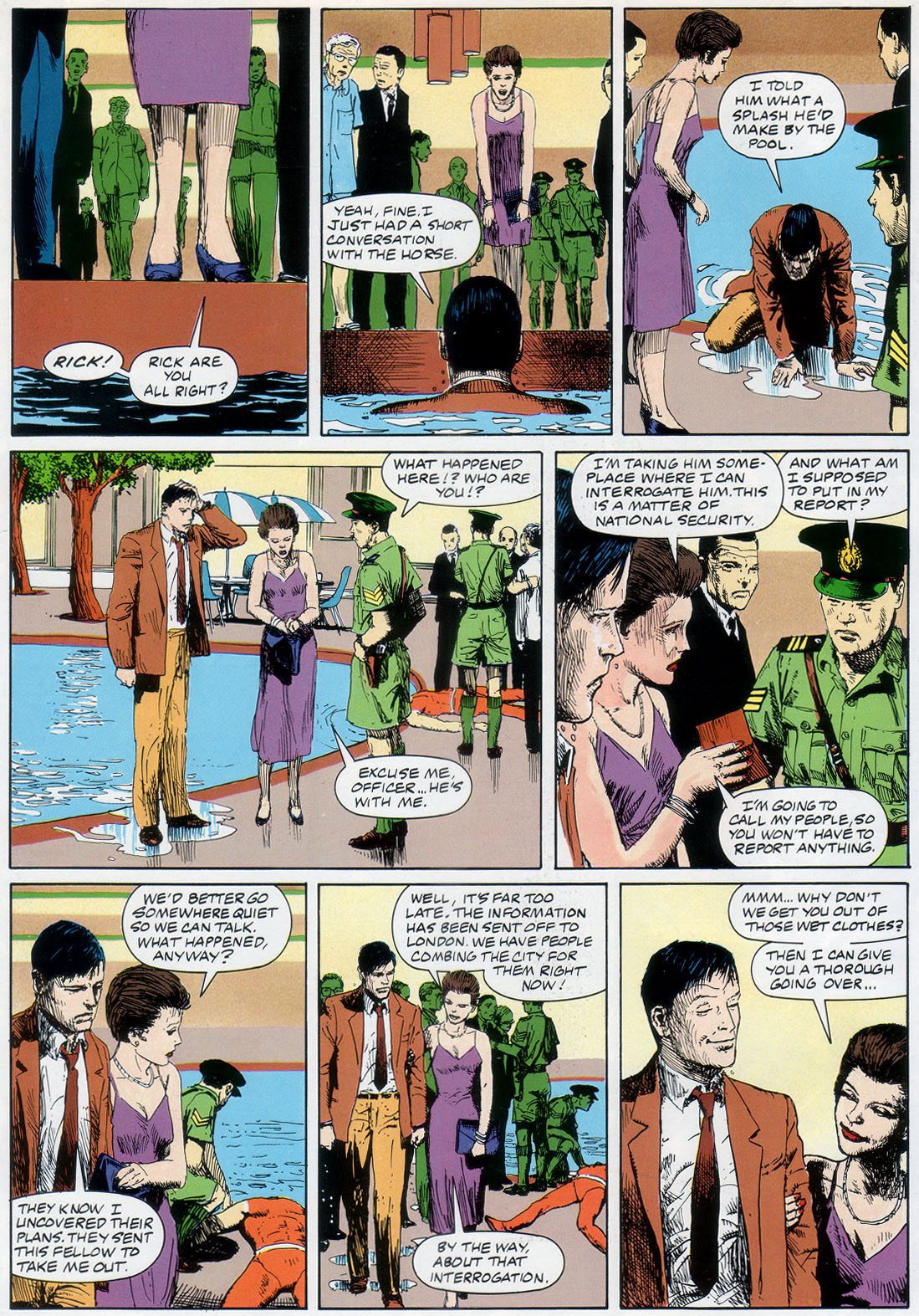 Read online Marvel Graphic Novel: Rick Mason, The Agent comic -  Issue # TPB - 18