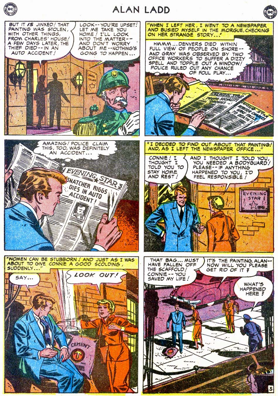 Read online Adventures of Alan Ladd comic -  Issue #6 - 7