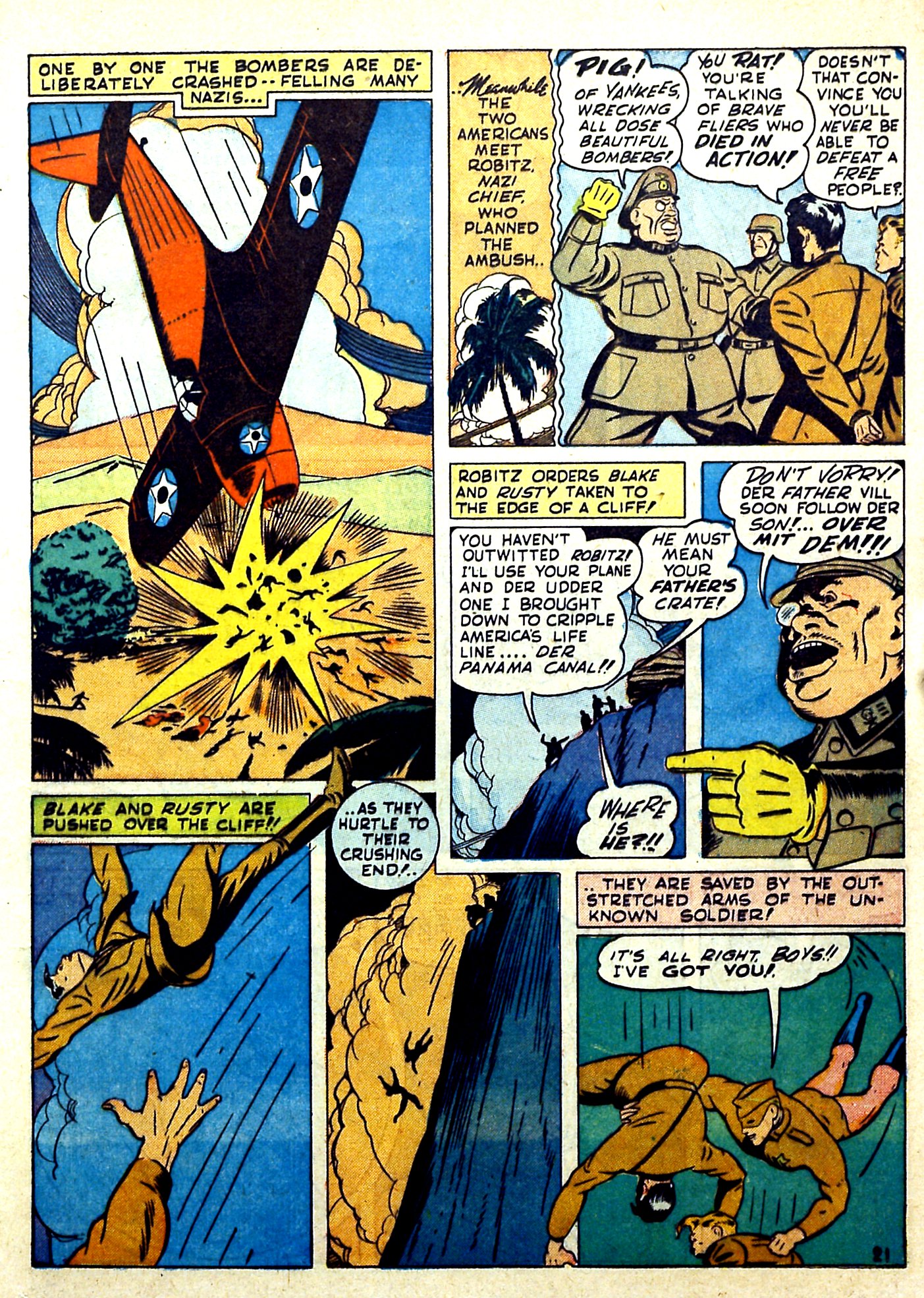 Read online Our Flag Comics comic -  Issue #4 - 23