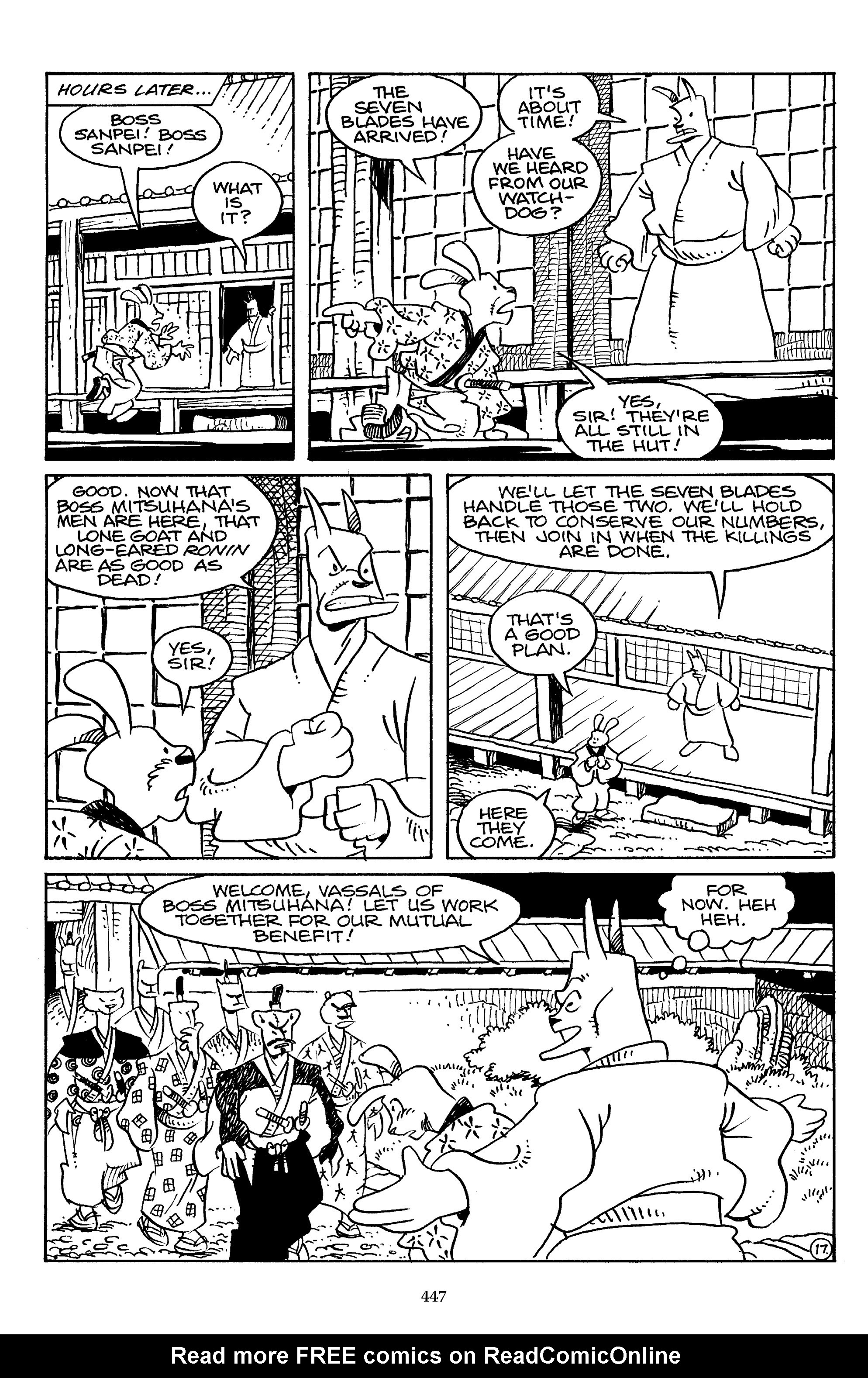 Read online The Usagi Yojimbo Saga comic -  Issue # TPB 4 - 443