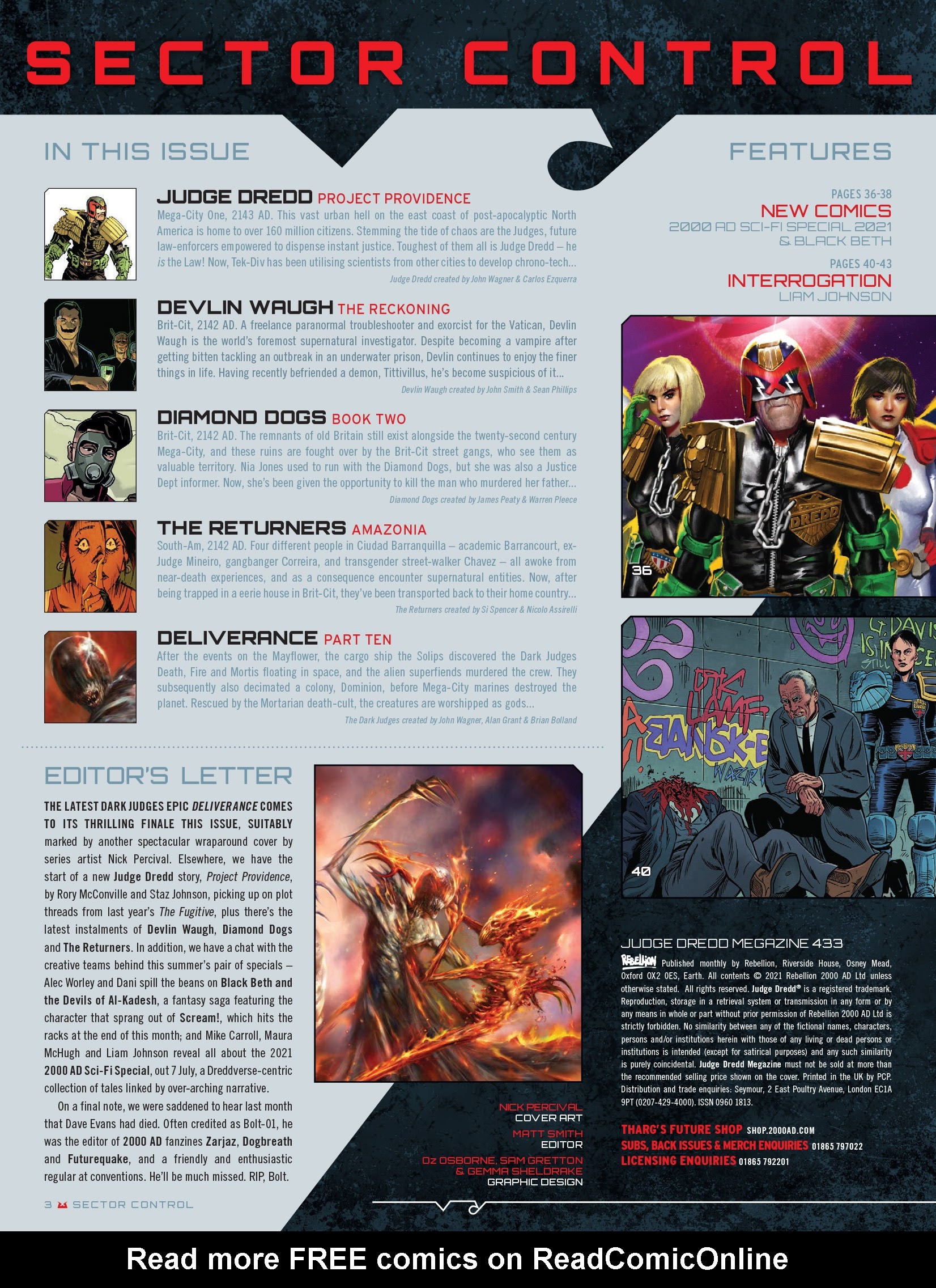 Read online Judge Dredd Megazine (Vol. 5) comic -  Issue #433 - 3