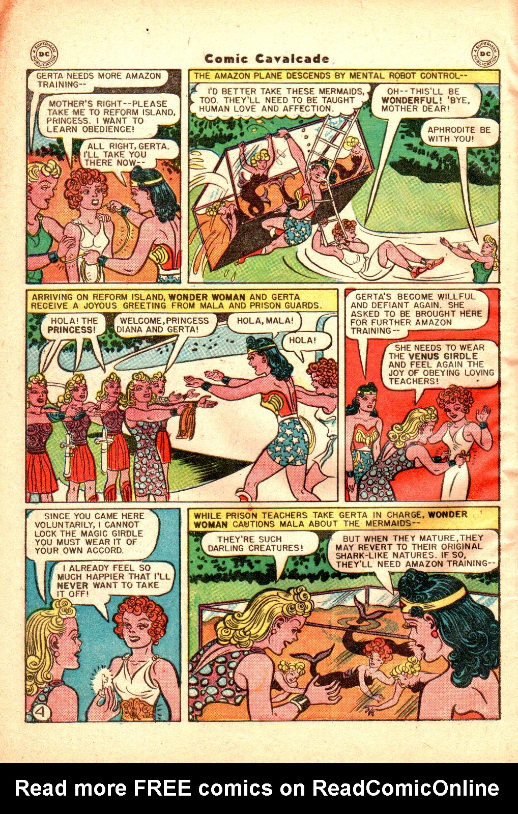 Read online Comic Cavalcade comic -  Issue #21 - 6