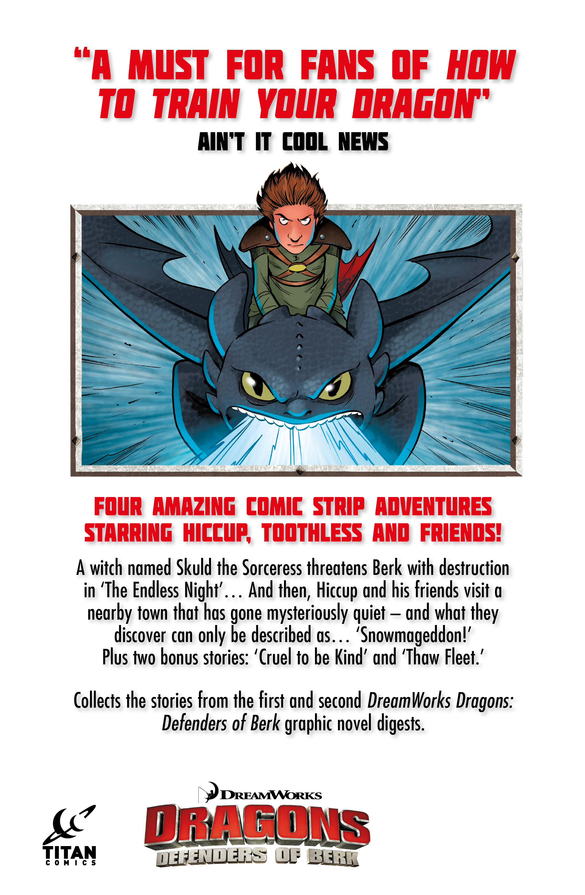 Read online DreamWorks Dragons: Defenders of Berk Collection: Fire & Ice comic -  Issue # TPB - 109