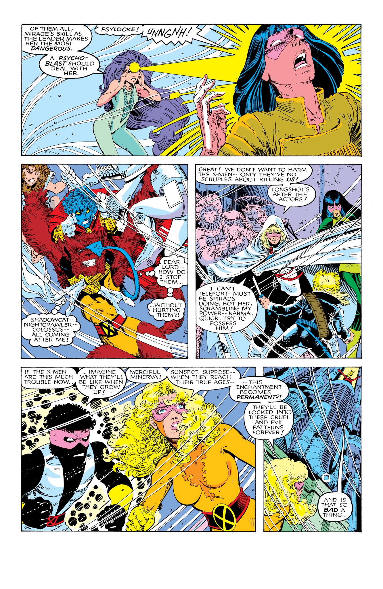 Read online New Mutants Classic comic -  Issue # TPB 6 - 170