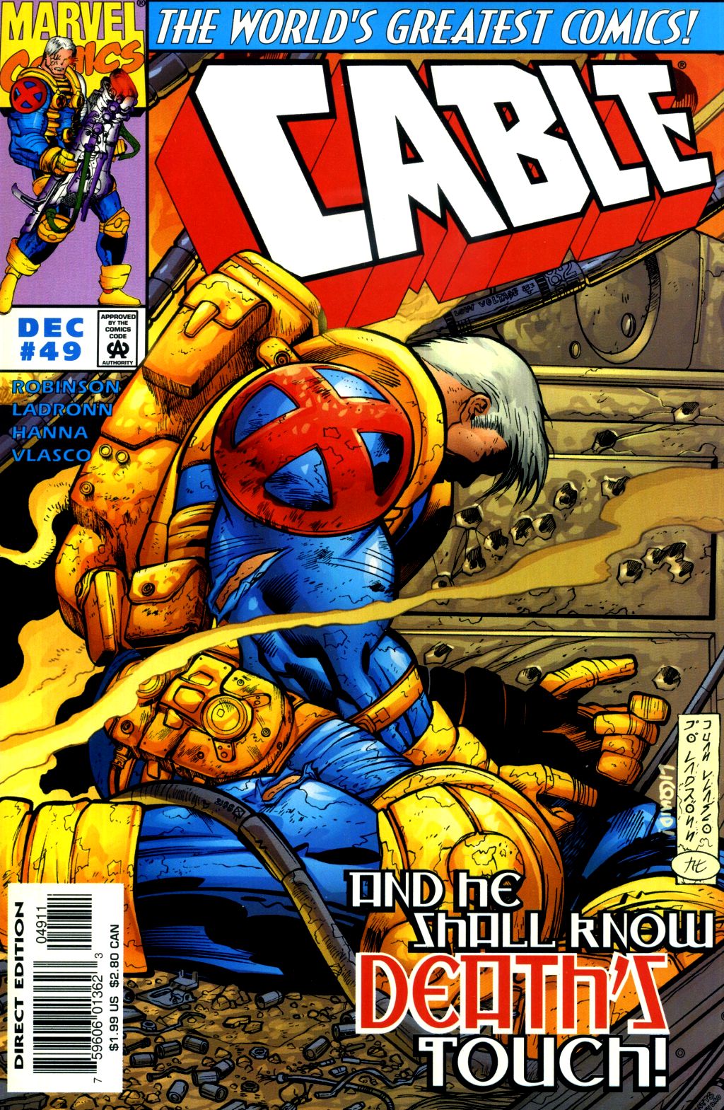 Read online Cable (1993) comic -  Issue #49 - 1