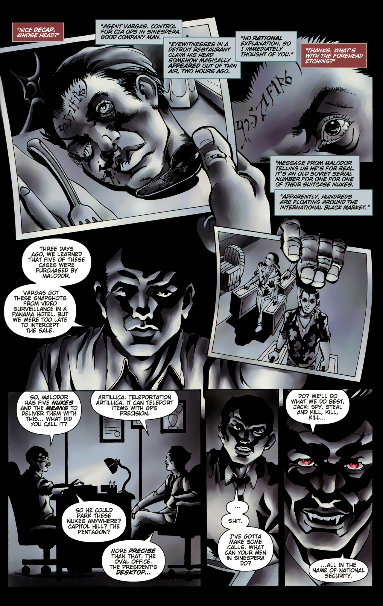 Read online CVO : Covert Vampiric Operations -- 100-Page Spectacular comic -  Issue # TPB - 9