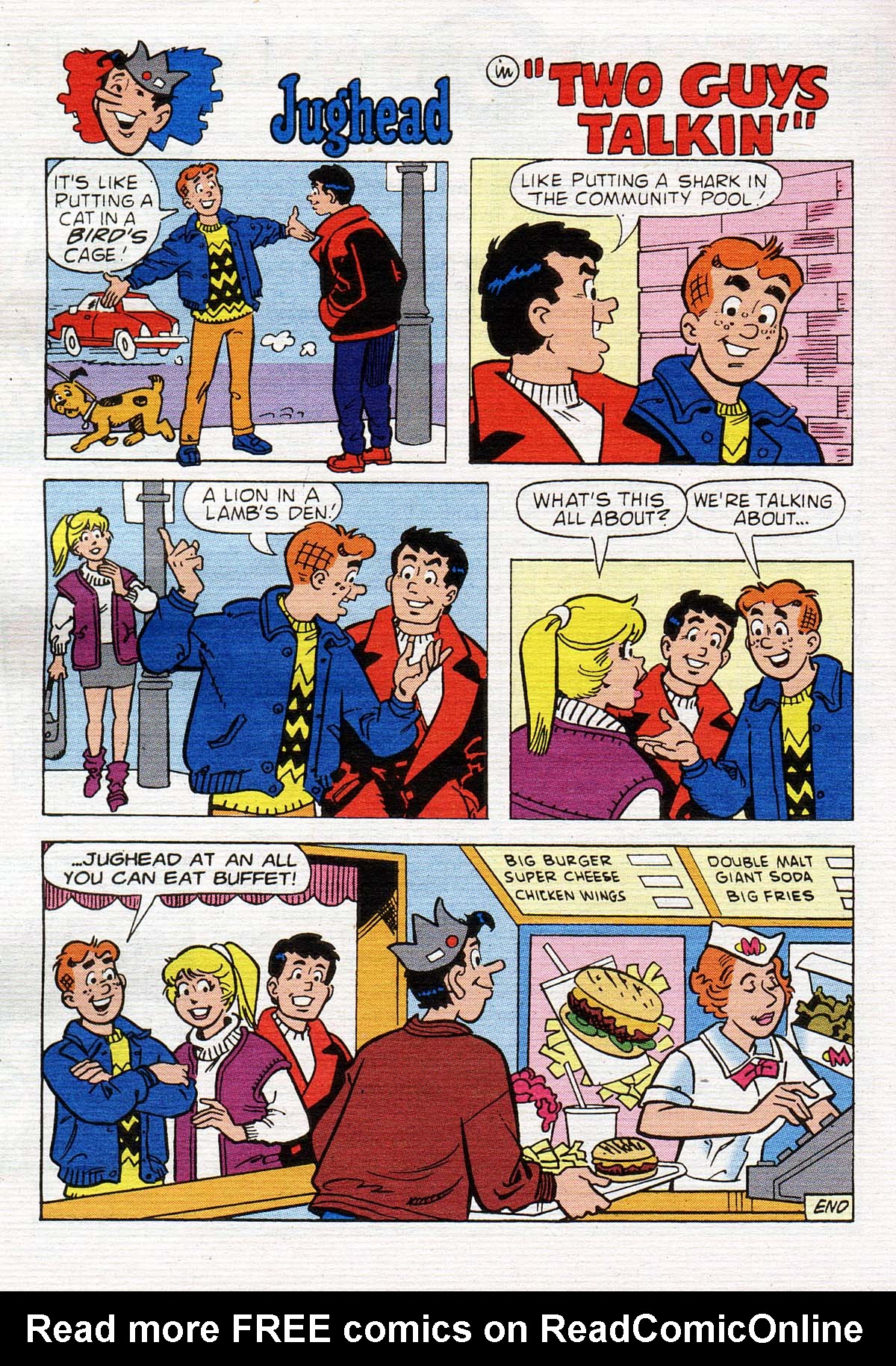 Read online Jughead's Double Digest Magazine comic -  Issue #101 - 187