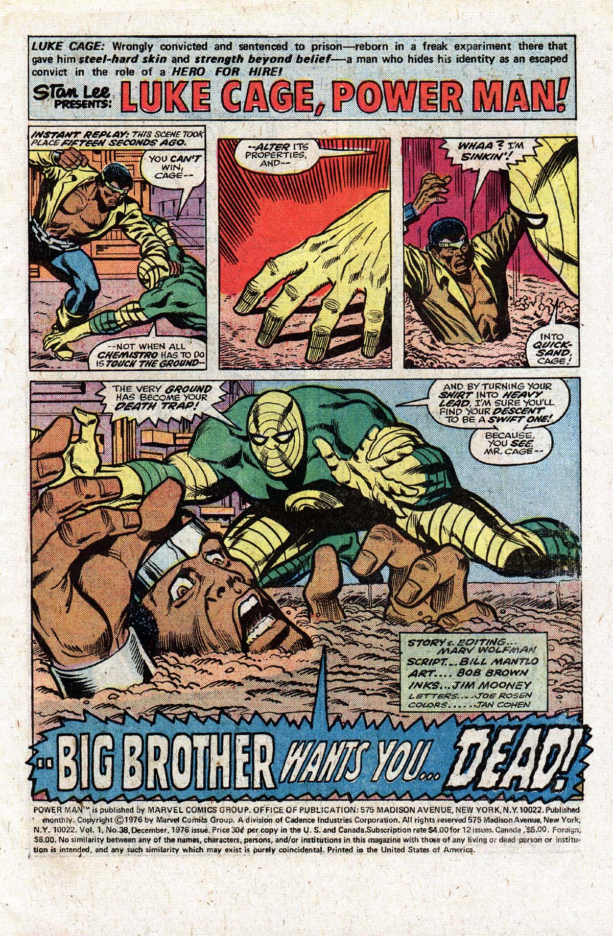 Read online Power Man comic -  Issue #38 - 2
