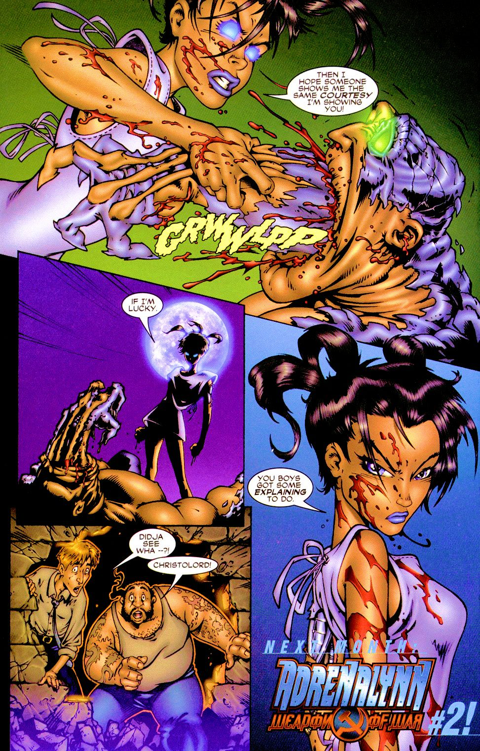 Read online Adrenalynn: Weapon of War comic -  Issue #1 - 24