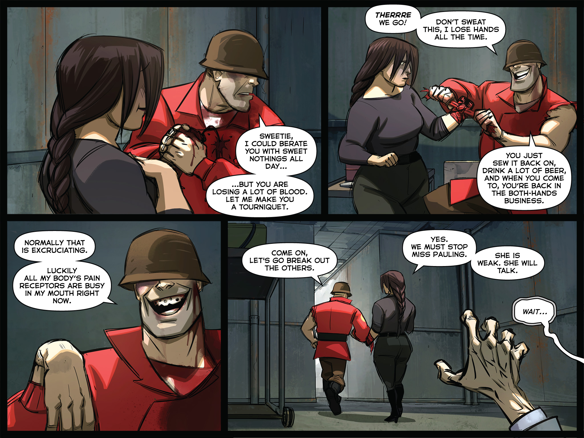 Read online Team Fortress 2 comic -  Issue #5 - 34