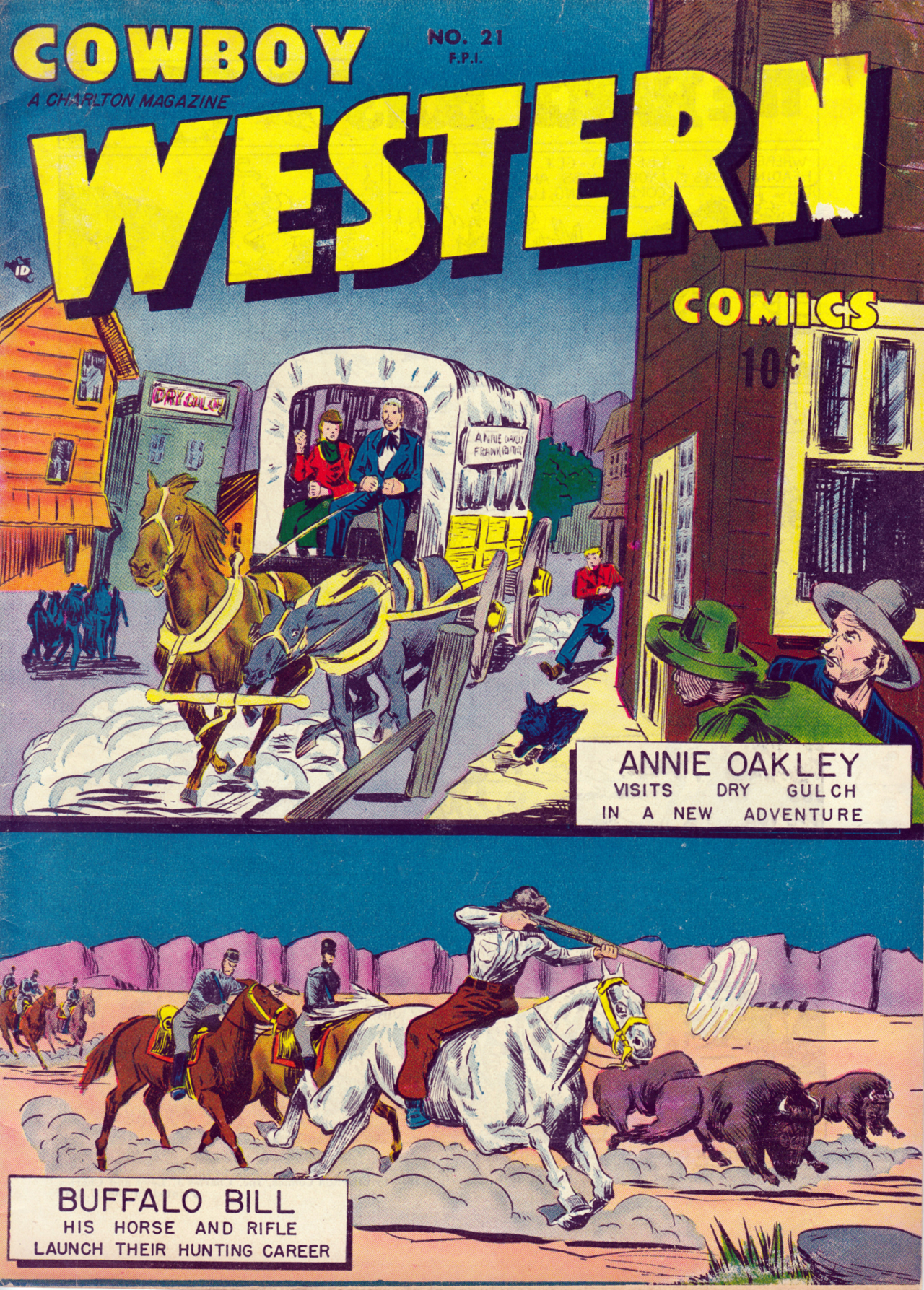 Read online Cowboy Western Comics (1948) comic -  Issue #21 - 1