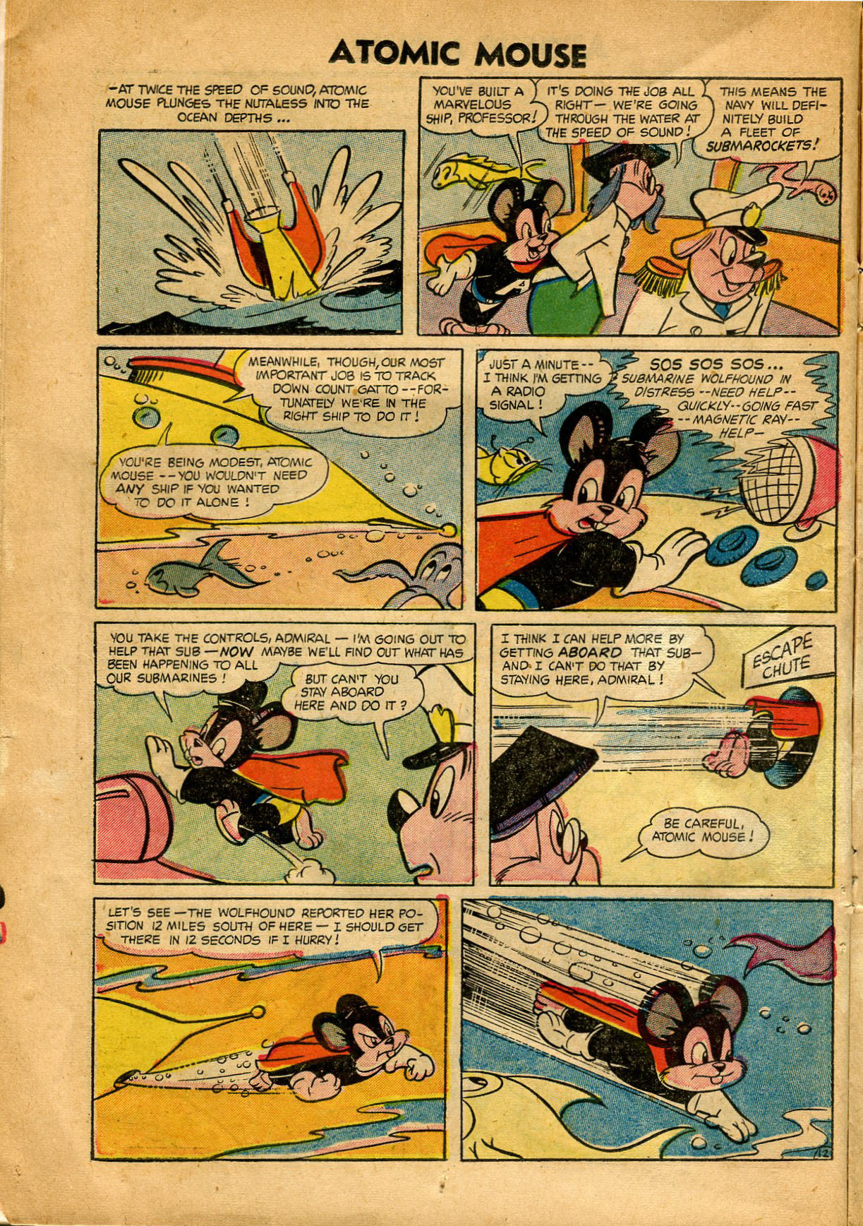 Read online Atomic Mouse comic -  Issue #10 - 14