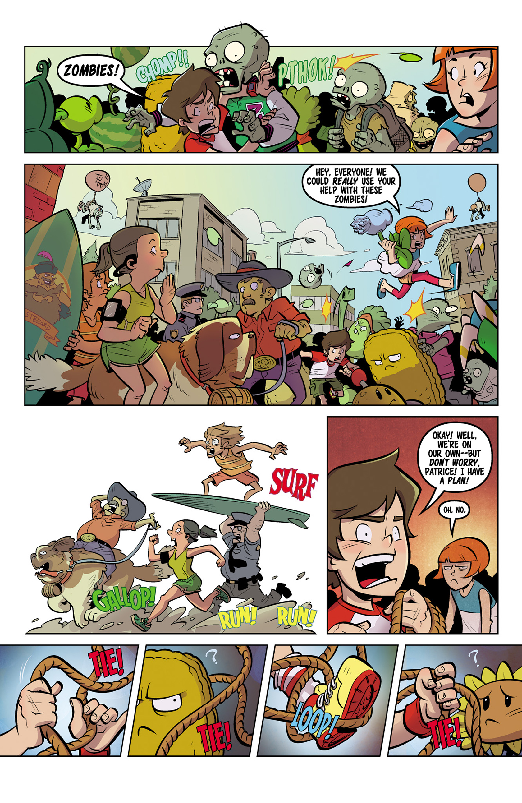 Read online Plants vs. Zombies: Bully For You comic -  Issue #3 - 3