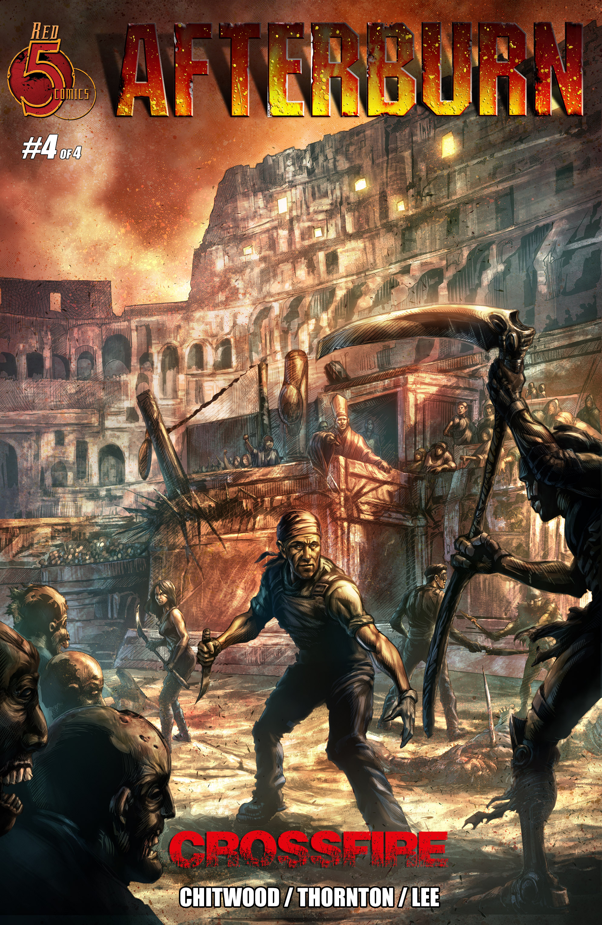 Read online Afterburn: Crossfire comic -  Issue #4 - 1