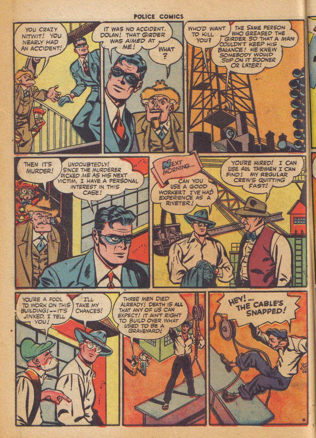 Read online Police Comics comic -  Issue #53 - 54