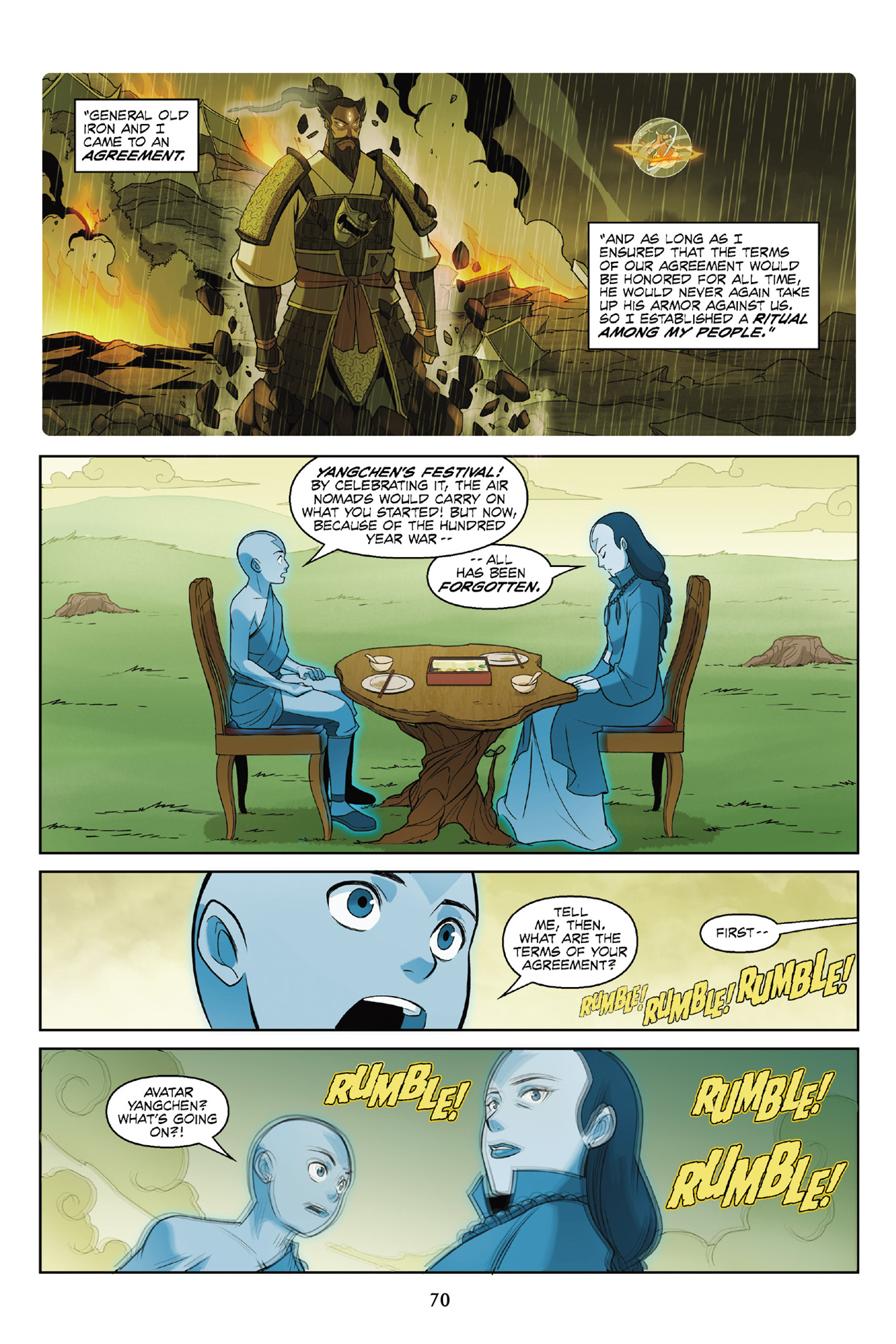 Read online Nickelodeon Avatar: The Last Airbender - The Rift comic -  Issue # Part 2 - 71