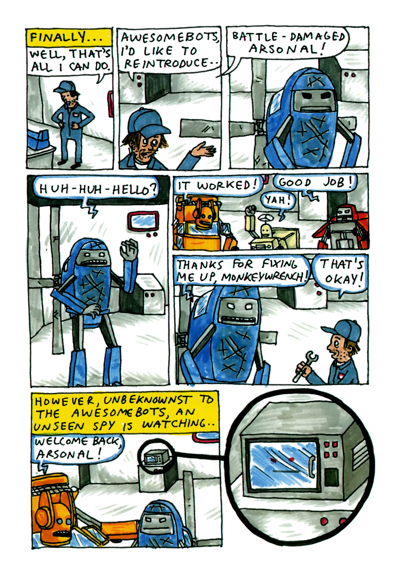 Read online Incredible Change-Bots comic -  Issue # TPB 1 - 68