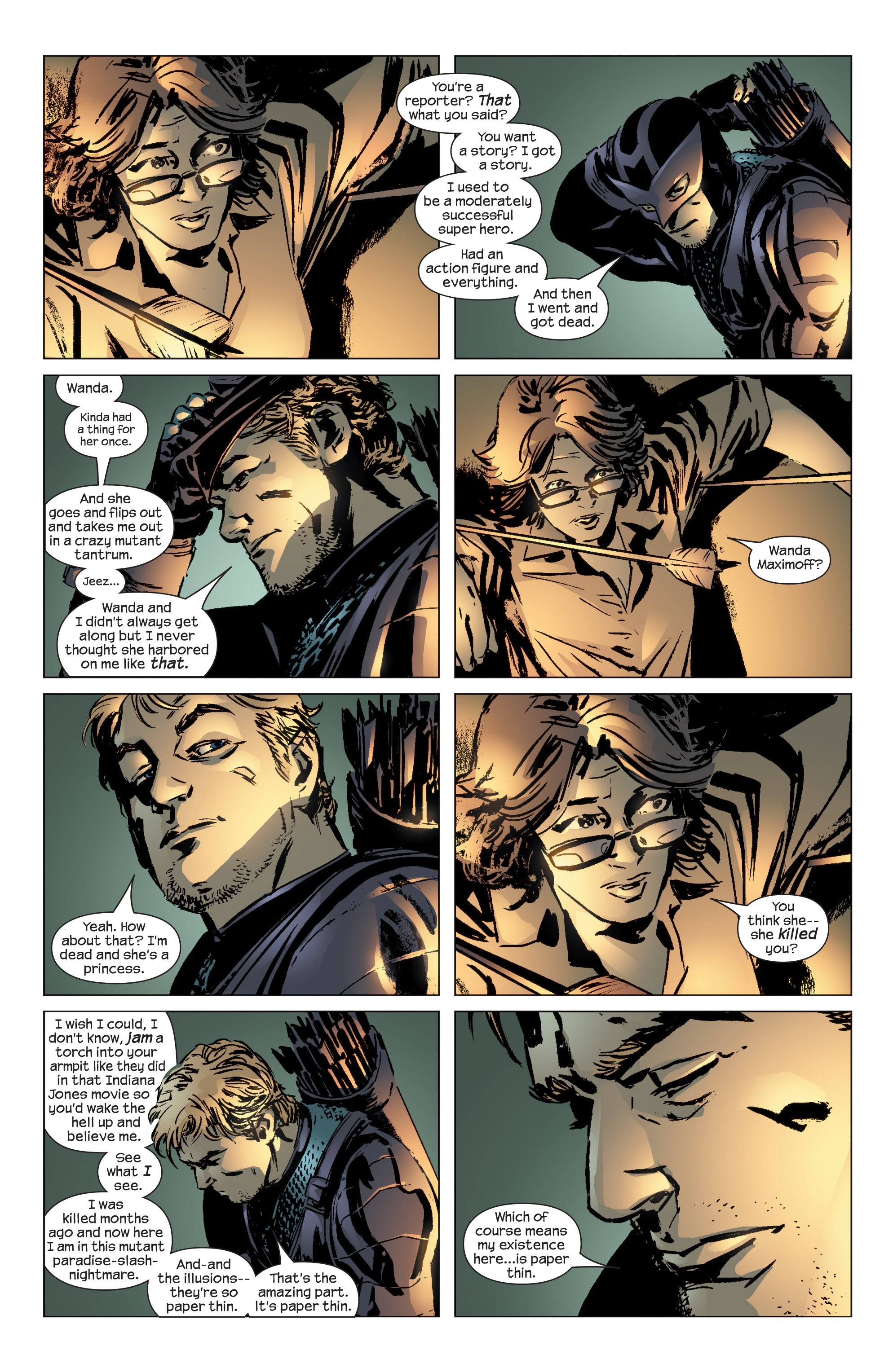 Read online House of M: World of M Featuring Wolverine comic -  Issue # TPB - 142