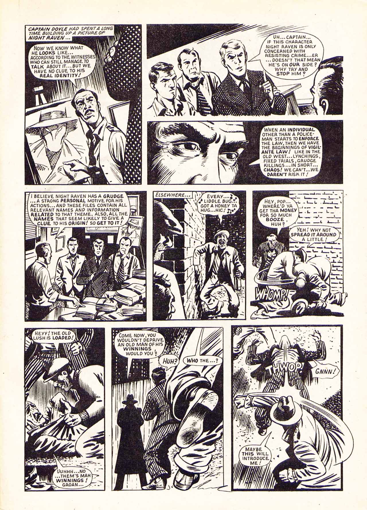 Read online Marvel Graphic Novel comic -  Issue #5 Night Raven - Collected Stories - 21