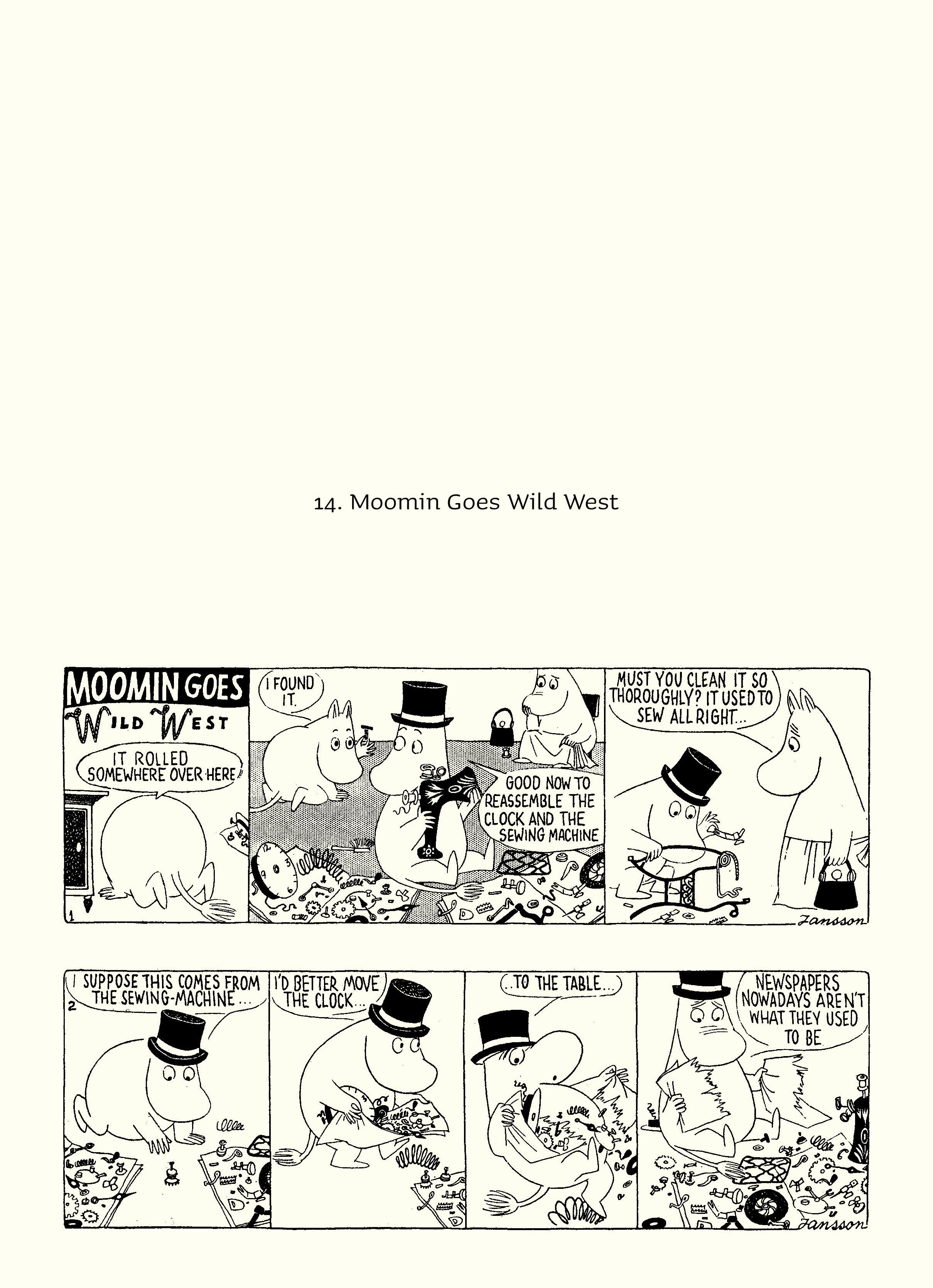 Read online Moomin: The Complete Tove Jansson Comic Strip comic -  Issue # TPB 4 - 6