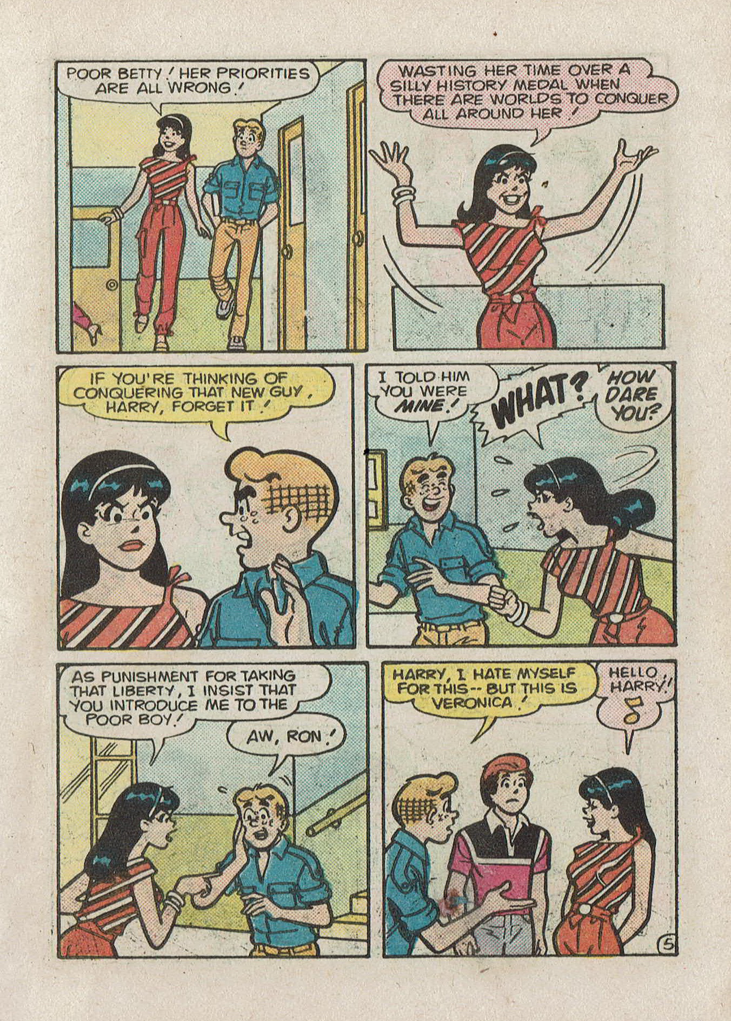 Read online Betty and Veronica Digest Magazine comic -  Issue #34 - 7