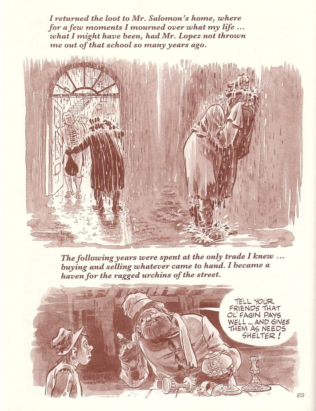 Read online Fagin the Jew comic -  Issue # TPB - 51