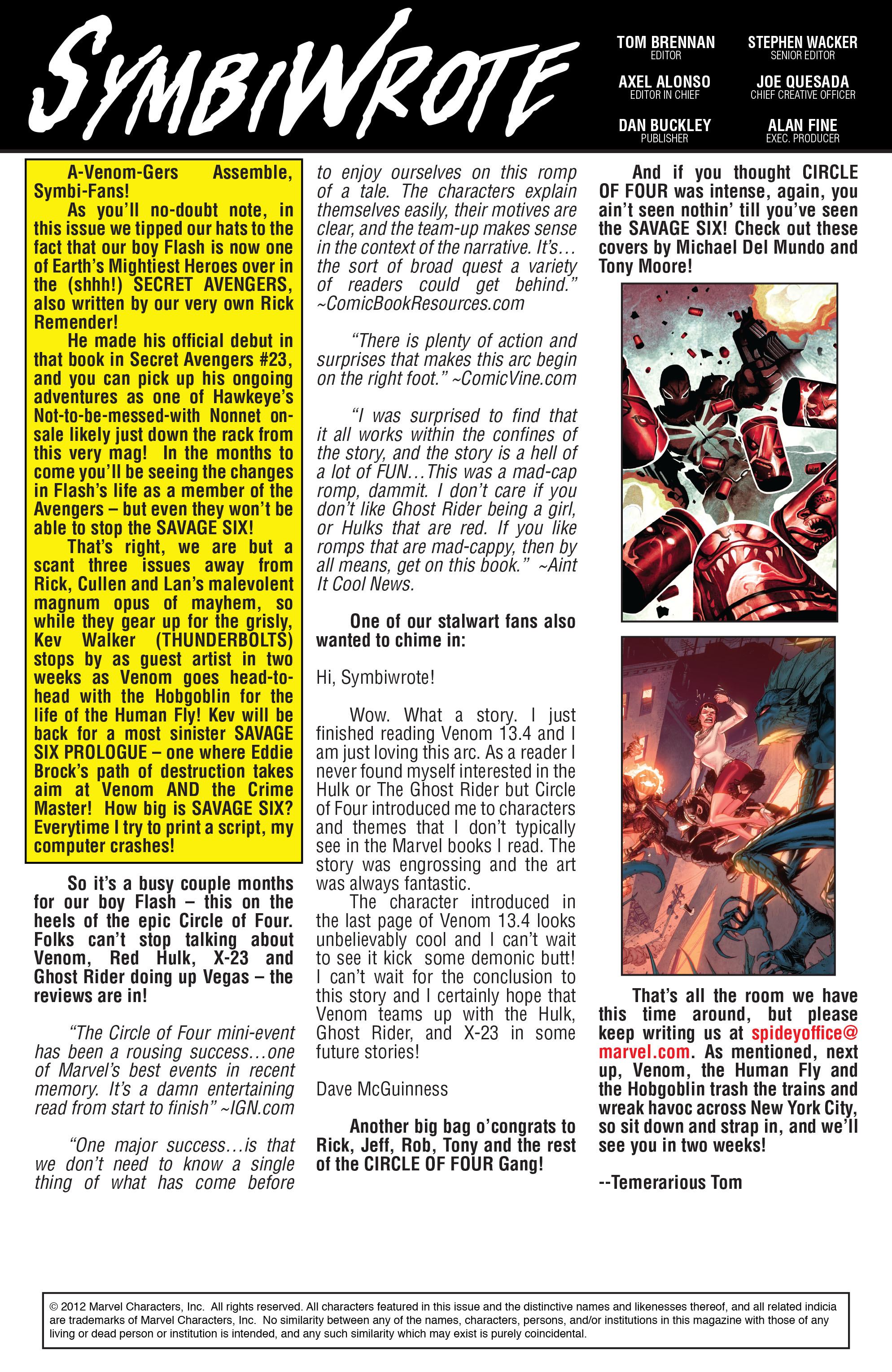 Read online Venom (2011) comic -  Issue #15 - 23