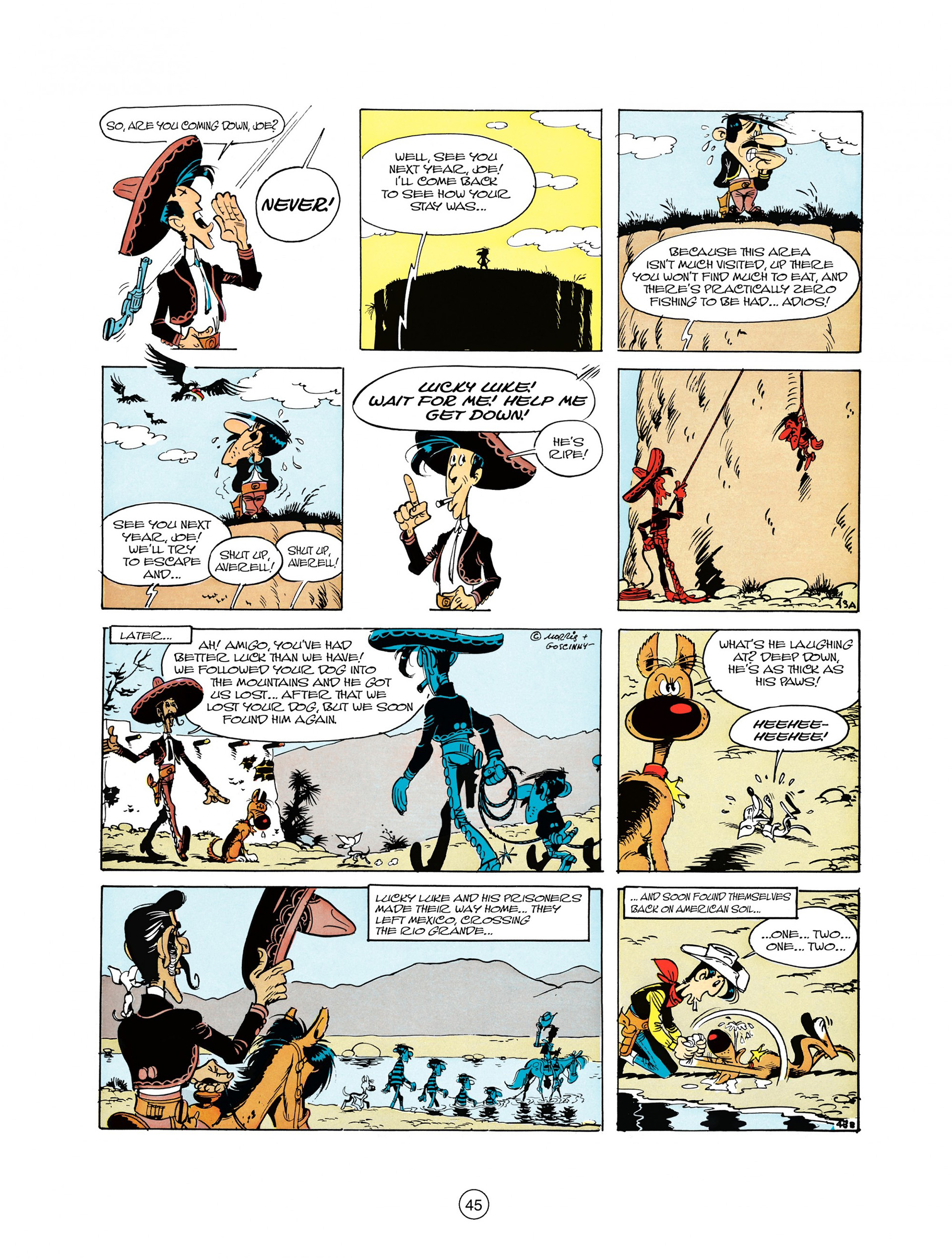 Read online A Lucky Luke Adventure comic -  Issue #10 - 45