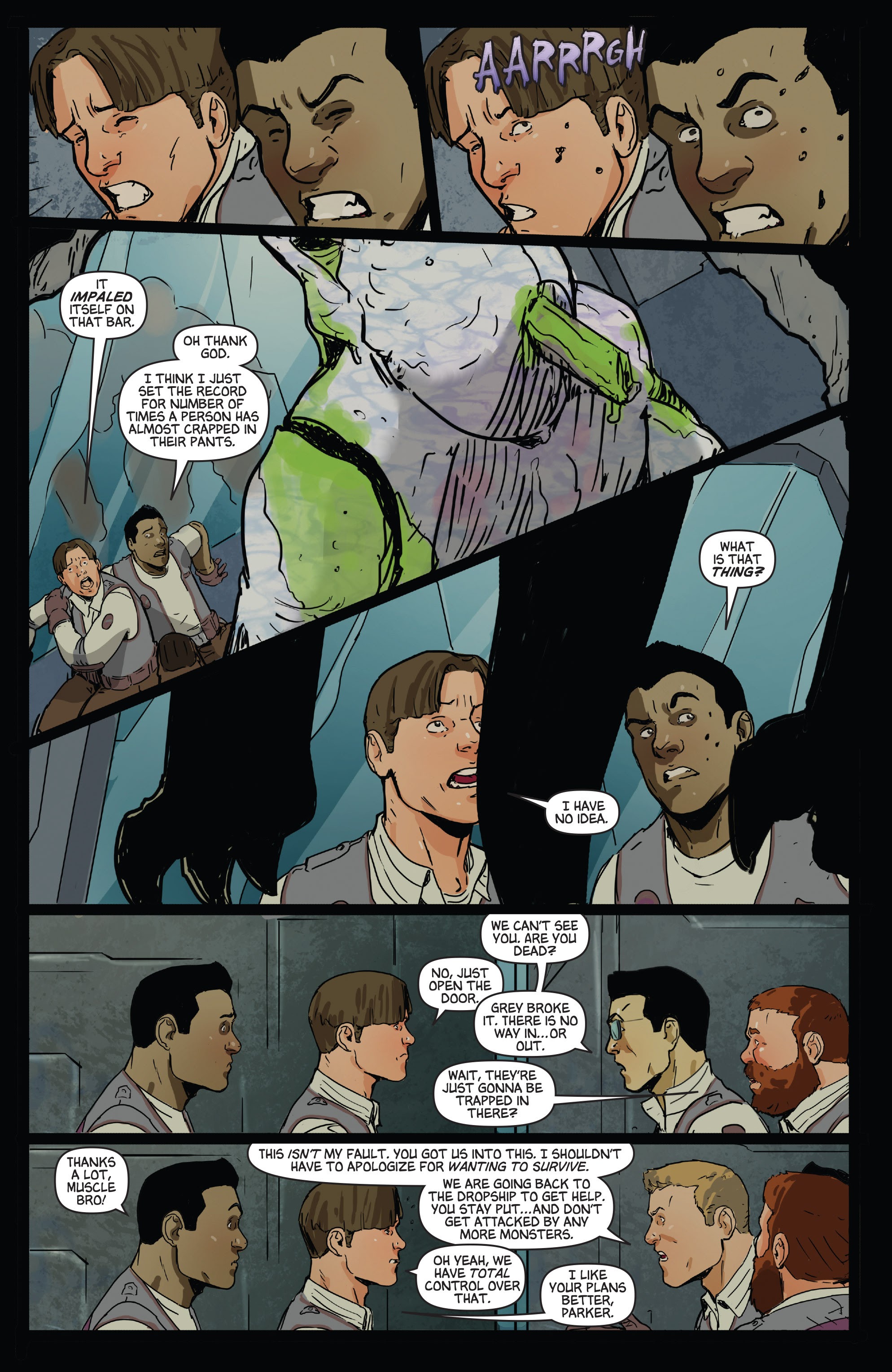 Read online Aliens vs. Parker comic -  Issue # _TPB - 41