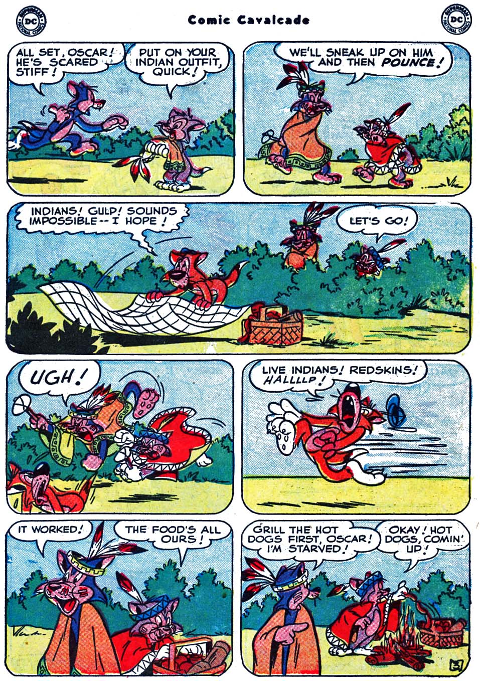 Read online Comic Cavalcade comic -  Issue #51 - 13