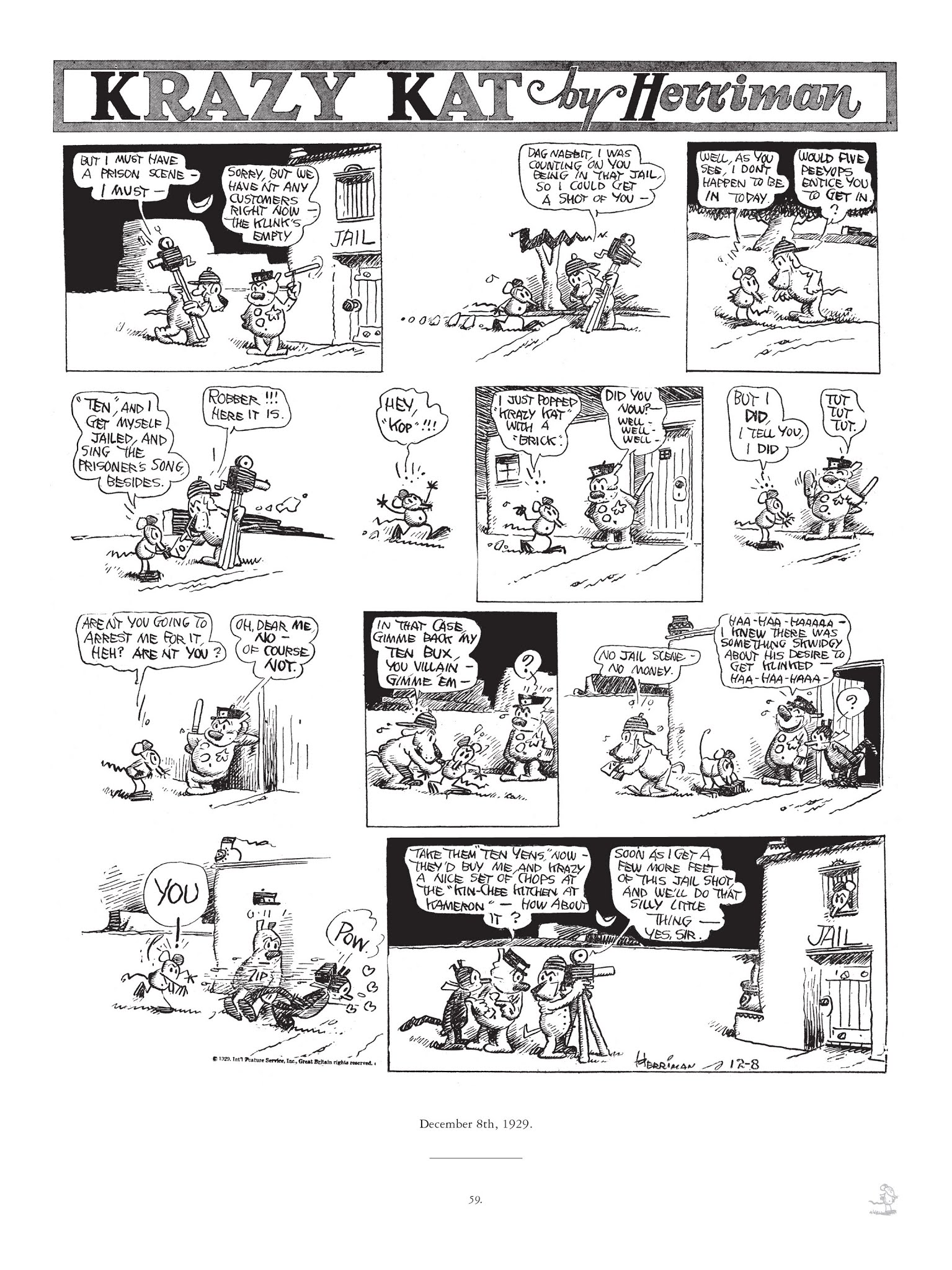 Read online Krazy & Ignatz comic -  Issue # TPB 6 - 57