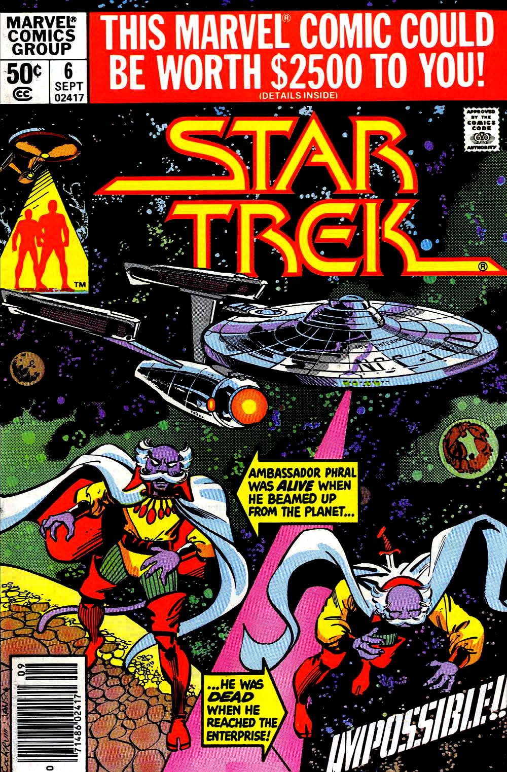 Read online Star Trek (1980) comic -  Issue #6 - 1