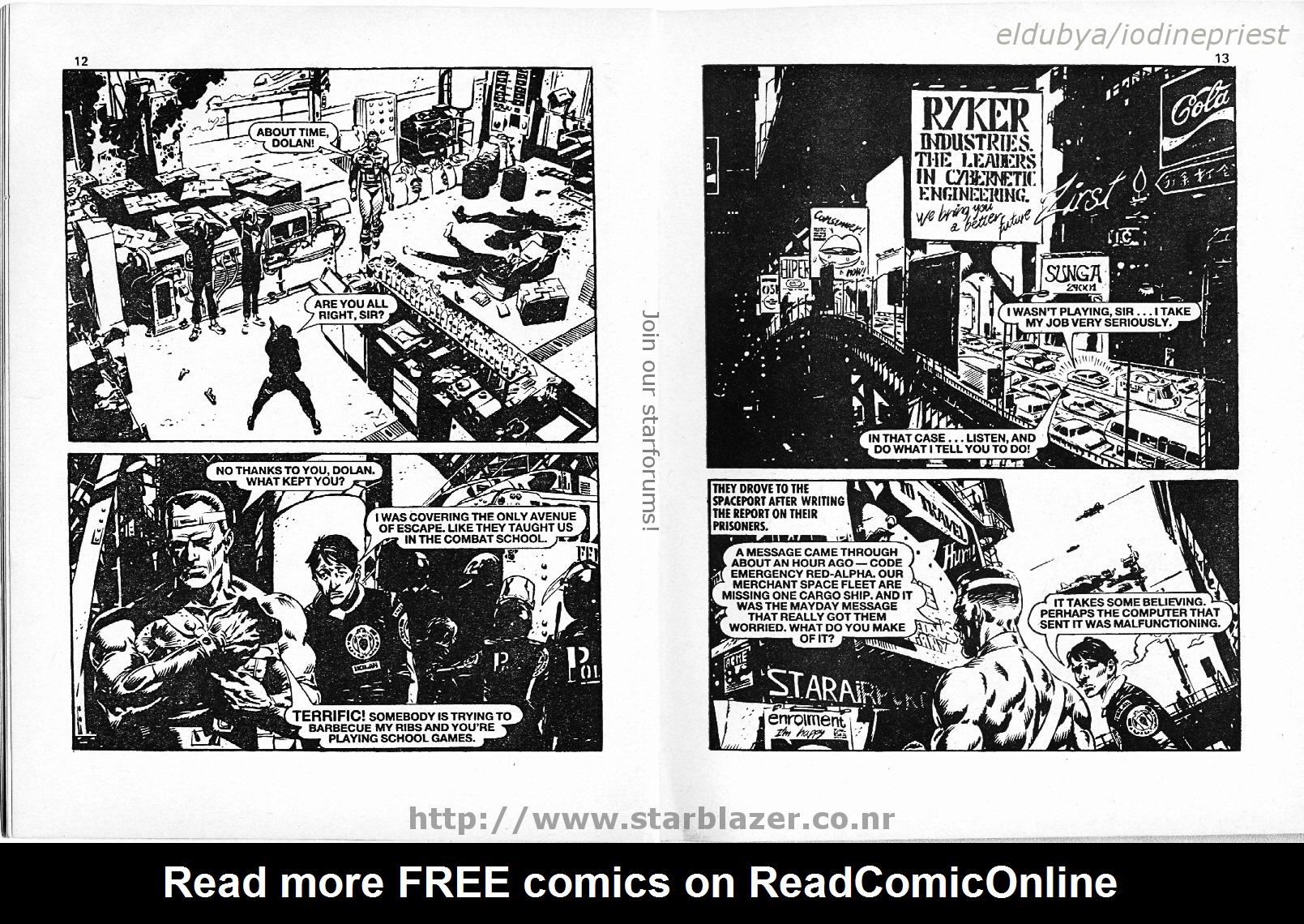 Read online Starblazer comic -  Issue #191 - 8
