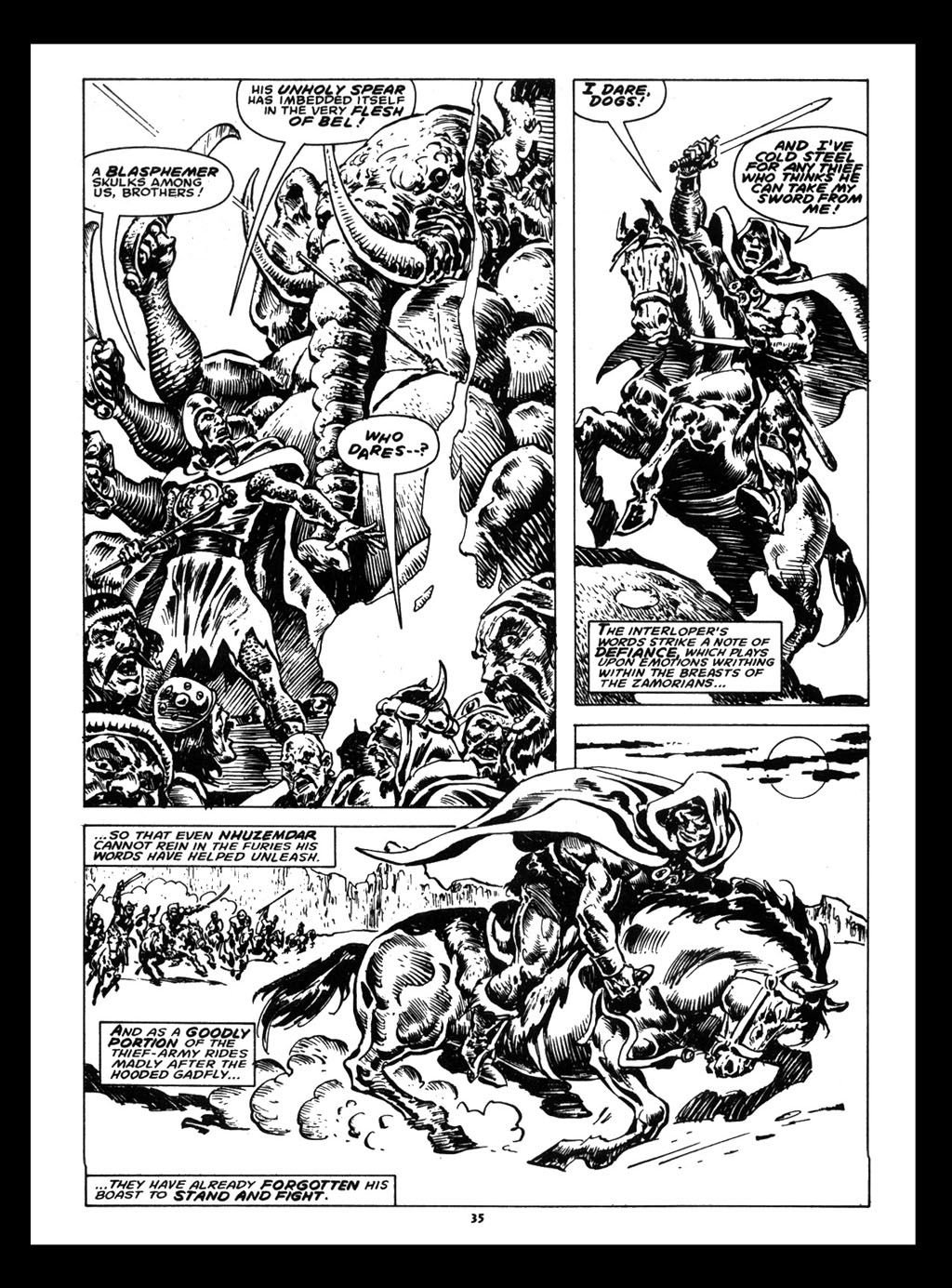 Read online The Savage Sword Of Conan comic -  Issue #212 - 36