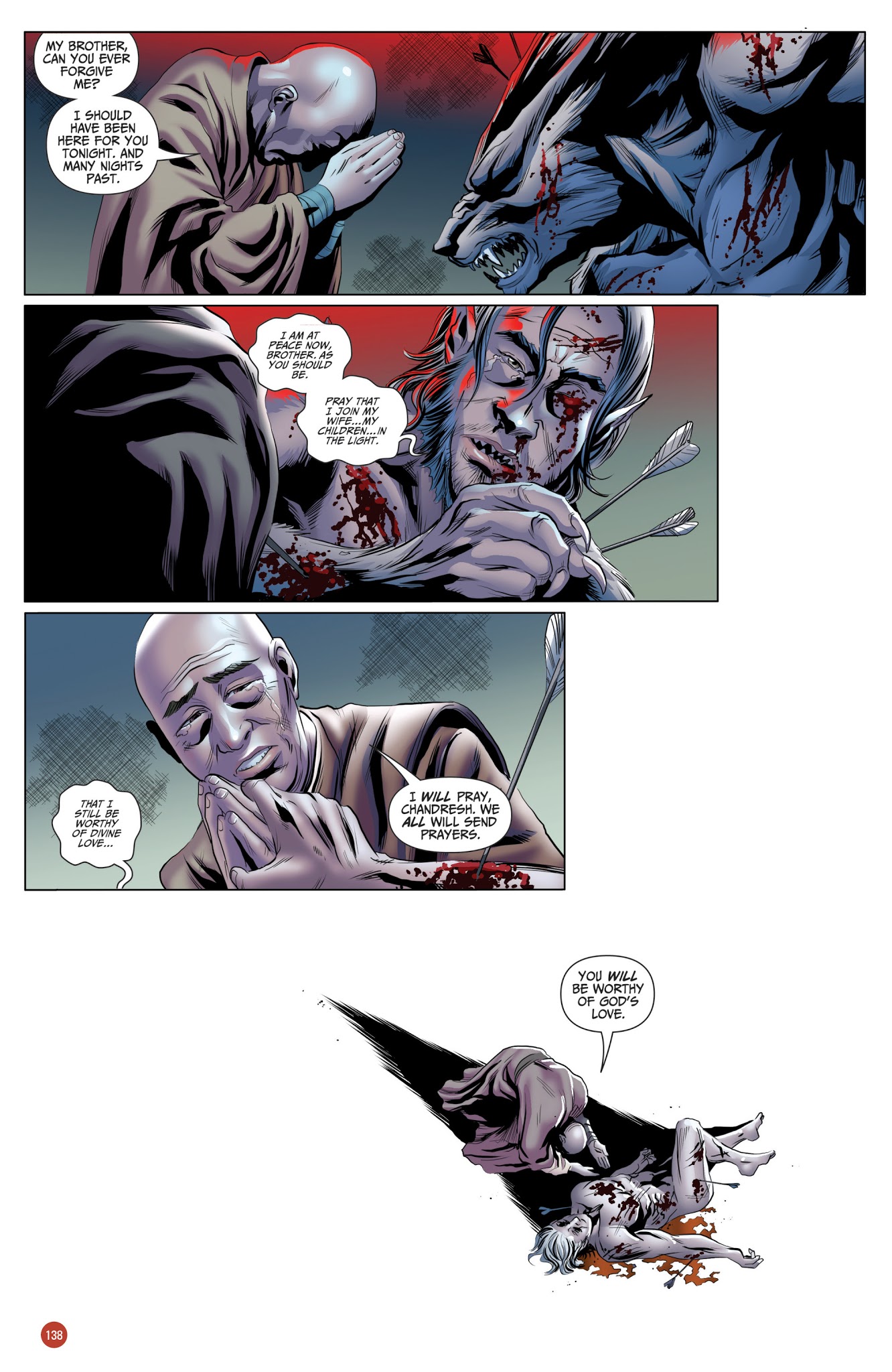 Read online Van Helsing vs. Werewolf comic -  Issue # _TPB 1 - 138