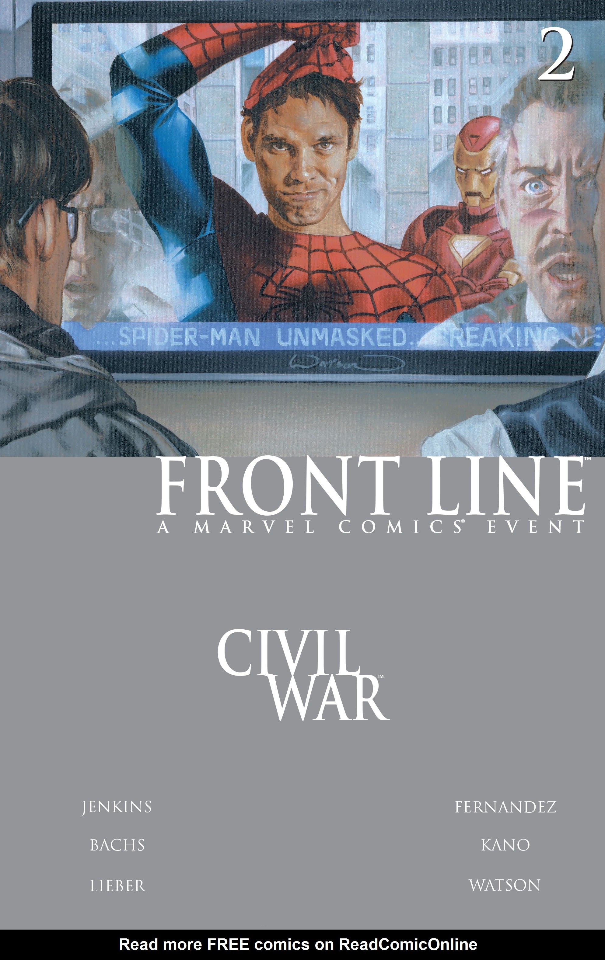 Read online Civil War: Front Line comic -  Issue #2 - 1