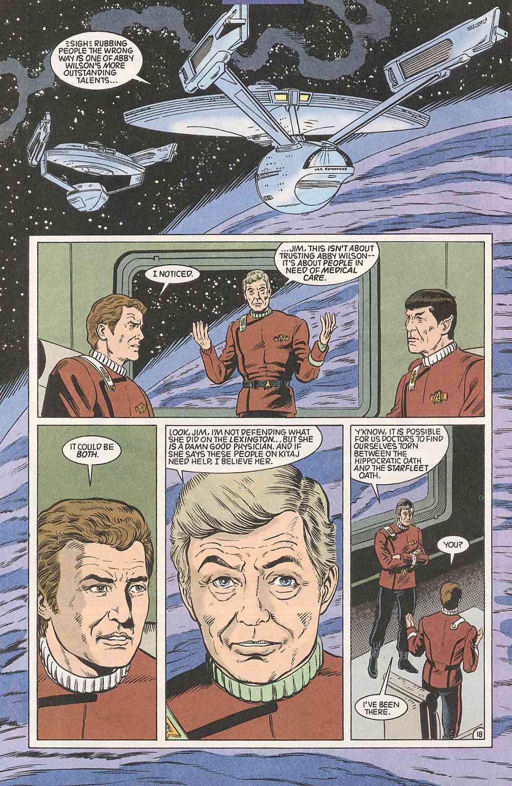 Read online Star Trek (1989) comic -  Issue #36 - 19