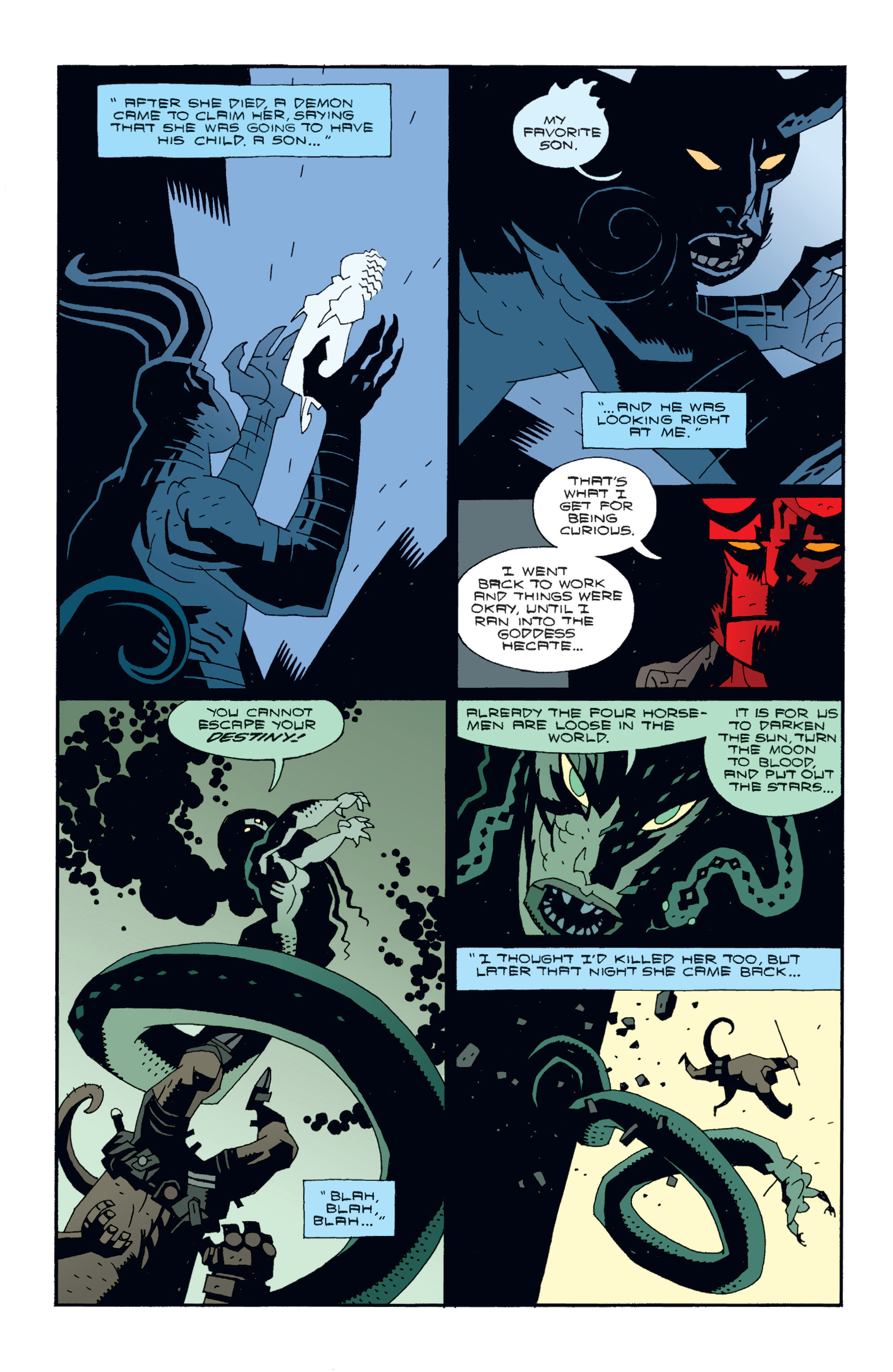 Read online Hellboy comic -  Issue #4 - 71