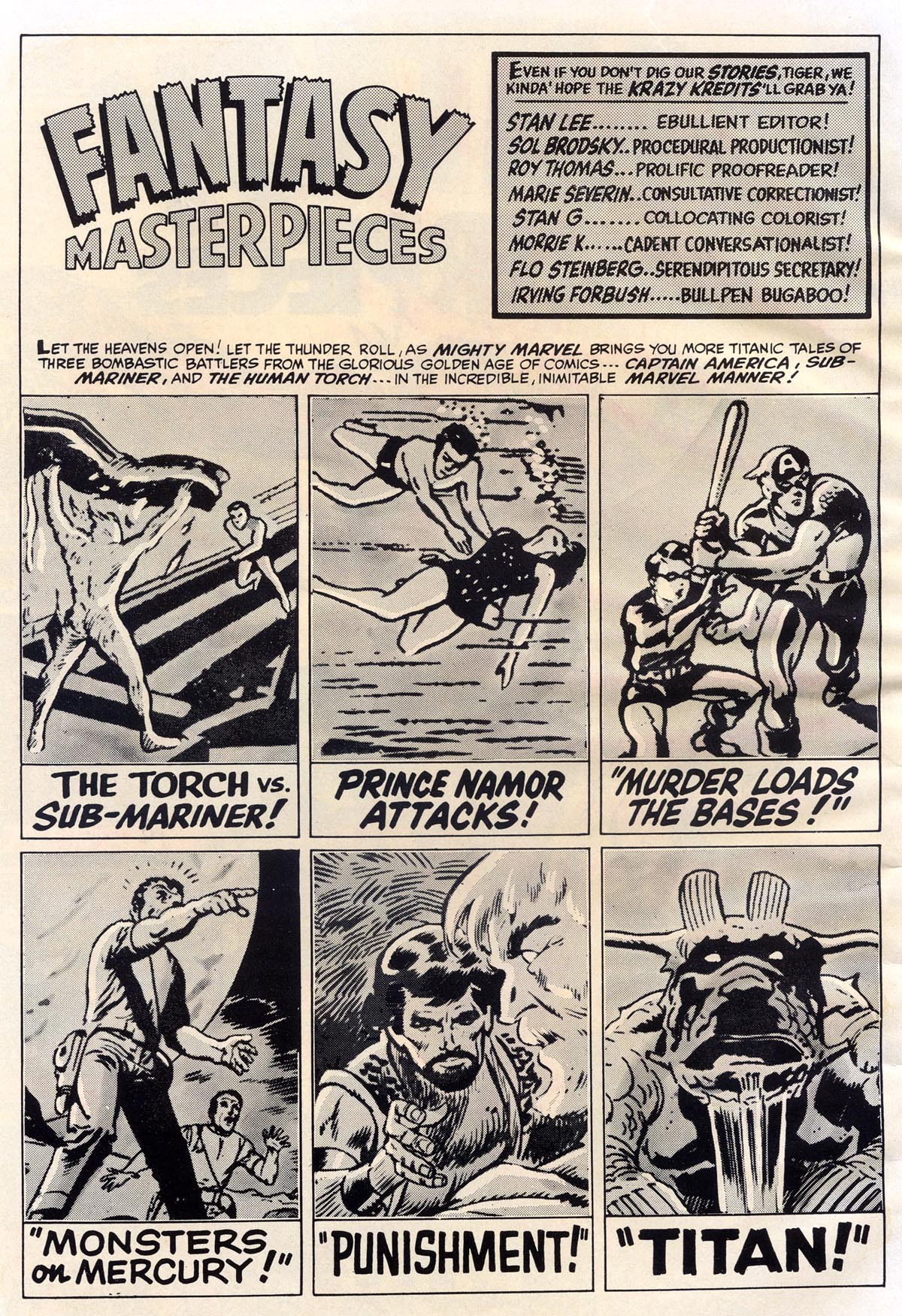 Read online Fantasy Masterpieces comic -  Issue #7 - 2