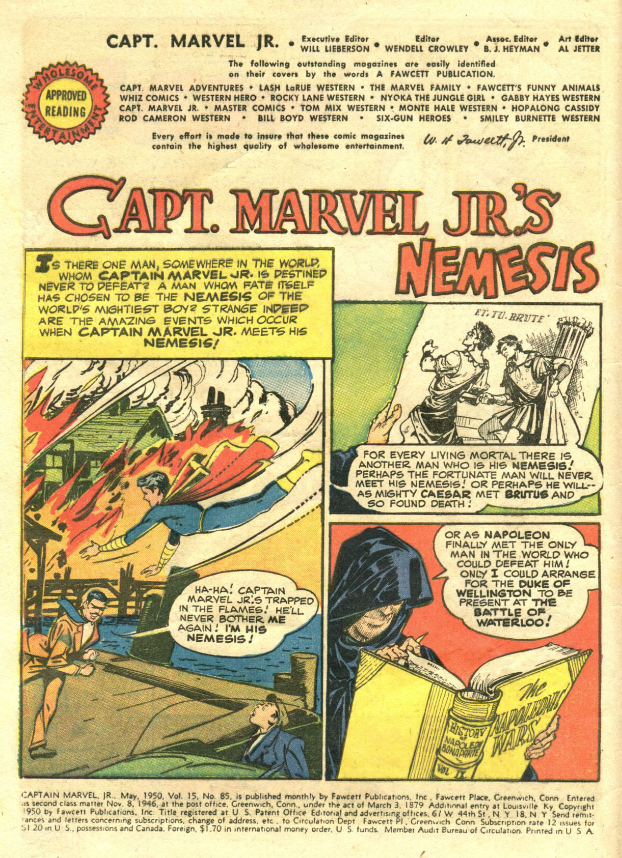 Read online Captain Marvel, Jr. comic -  Issue #85 - 2