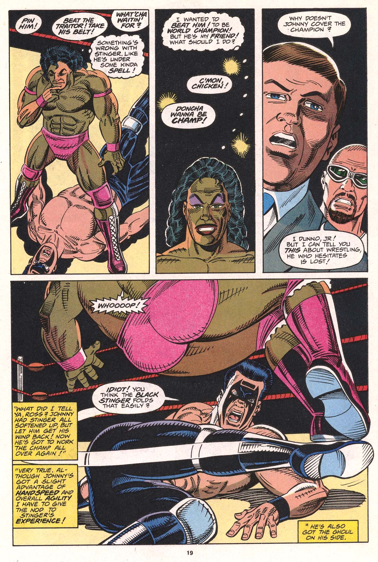 Read online WCW World Championship Wrestling comic -  Issue #10 - 20