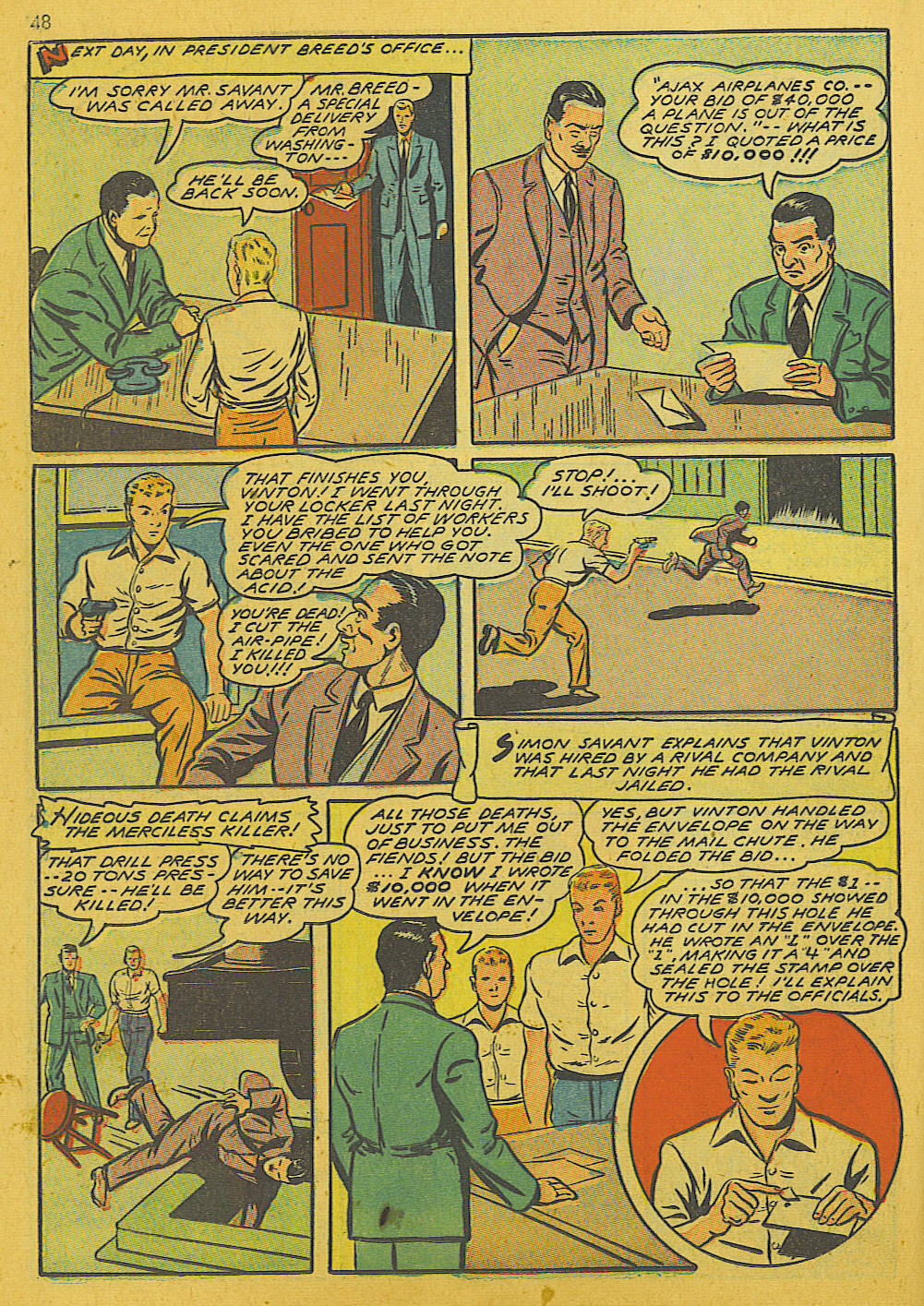 Read online Super-Magician Comics comic -  Issue #10 - 48