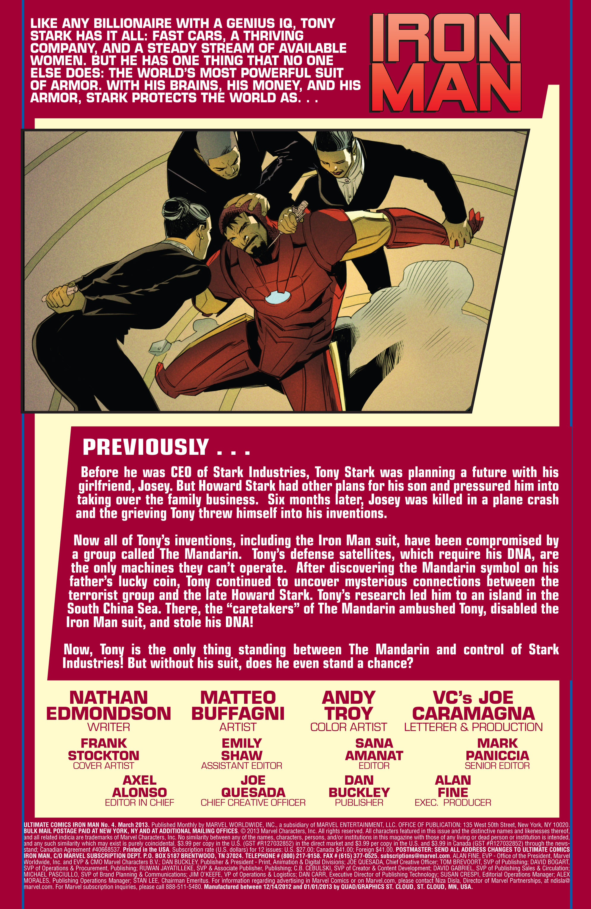 Read online Ultimate Comics Iron Man comic -  Issue #4 - 2